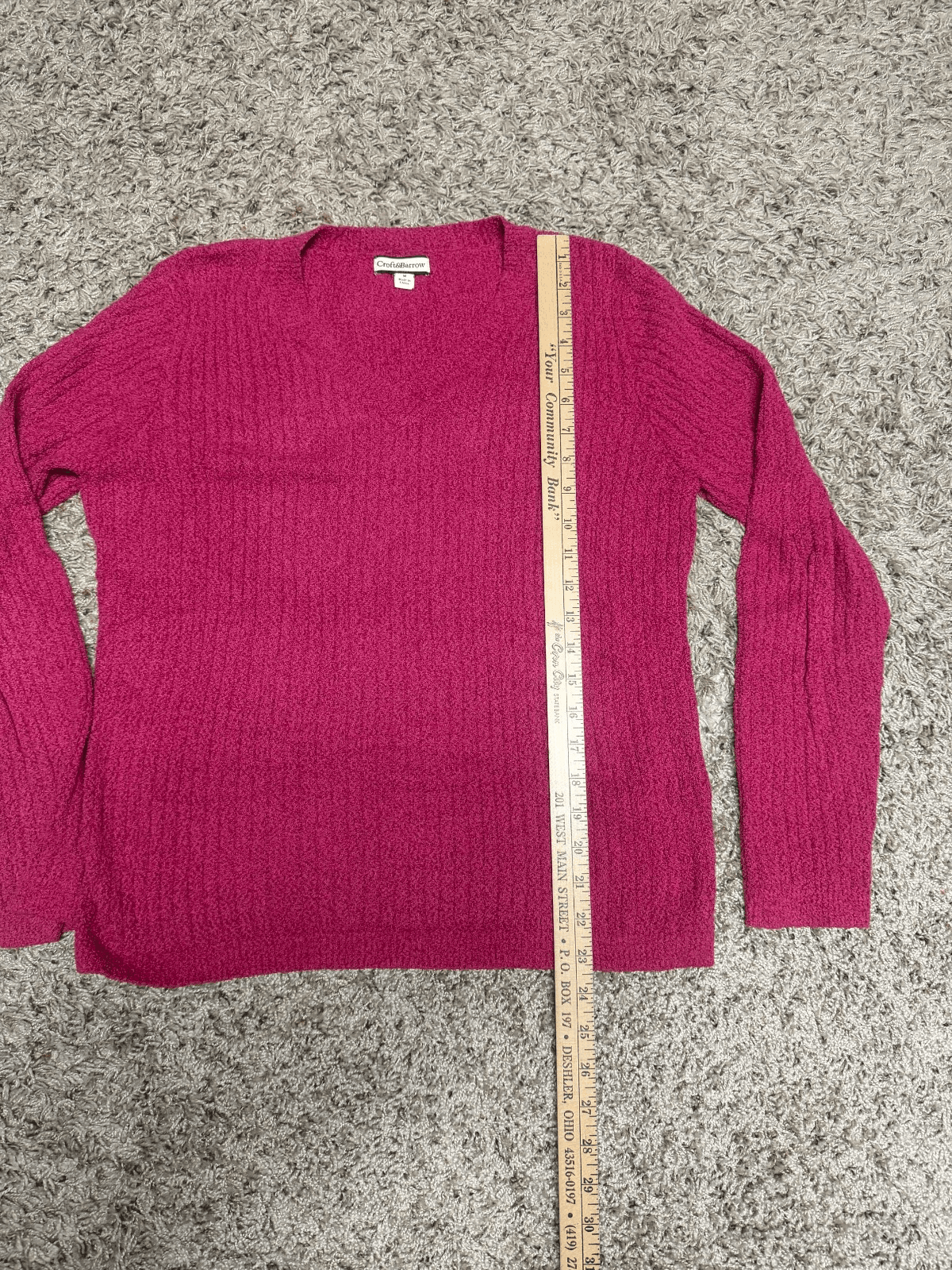 Croft & Barrow Vneck sweaters soft cozy - you choose - Thumbnail 11