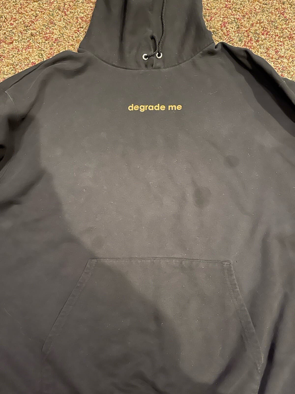 degrade me Call her Daddy Podcast Champion black hoodie sweatshirt 2XL - Thumbnail 5