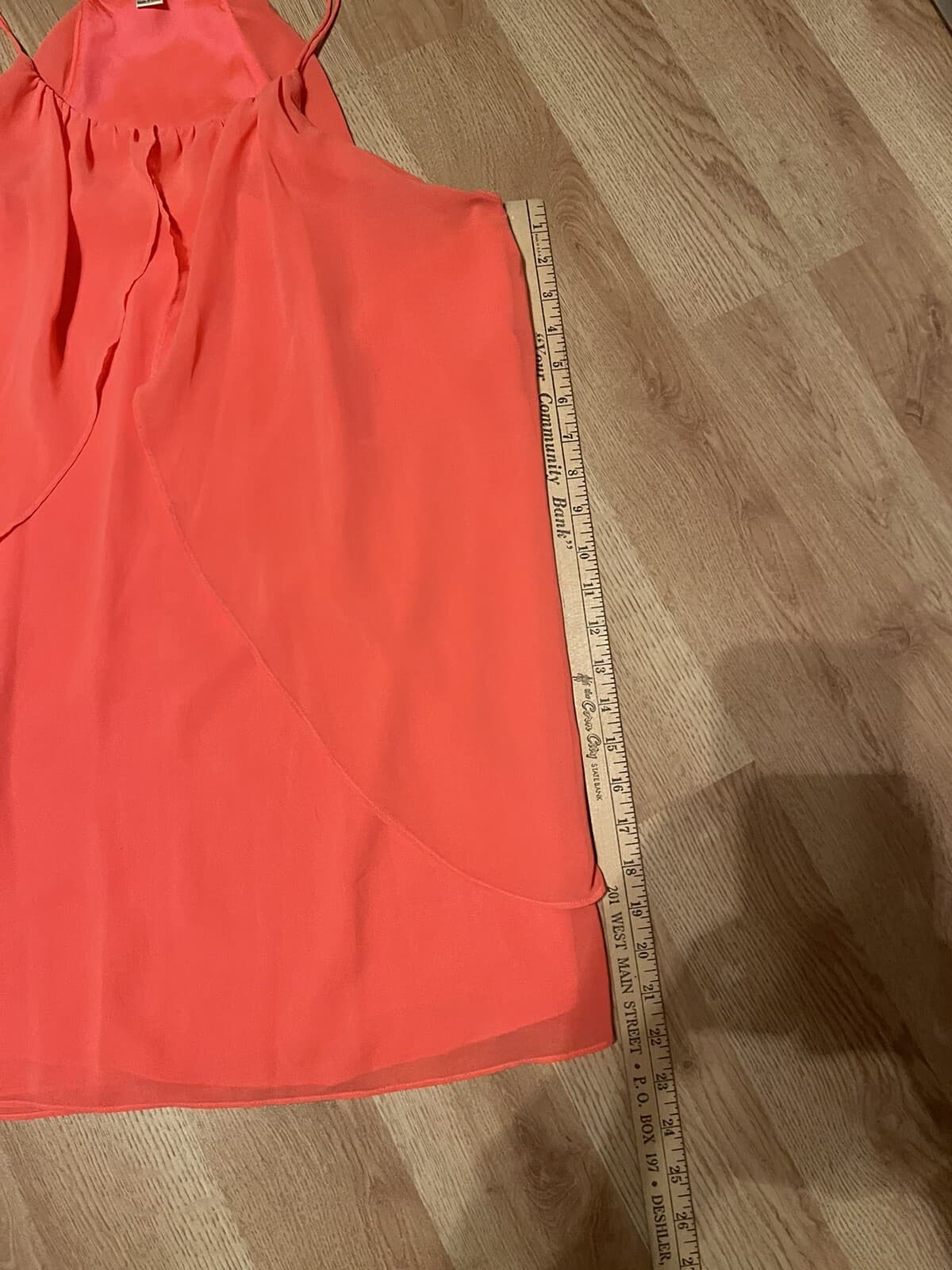 Double Zero Brand Orange sundress size LARGE - Thumbnail 4