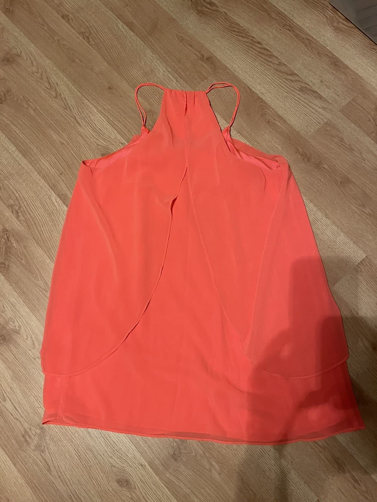 Double Zero Brand Orange sundress size LARGE - Thumbnail 6