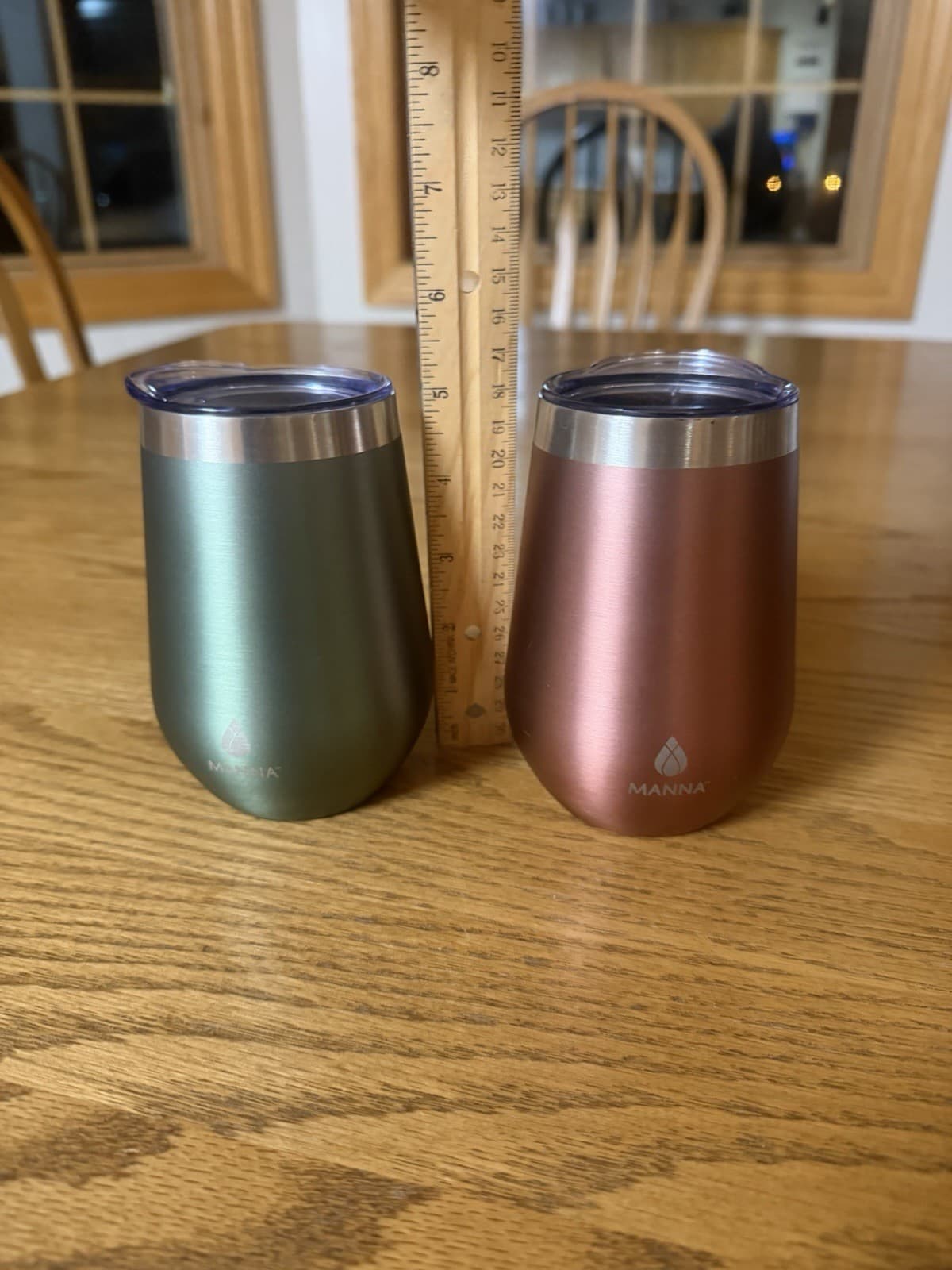 Manna 12 oz insulated cups with lids hot cold set of 2 - Thumbnail 4