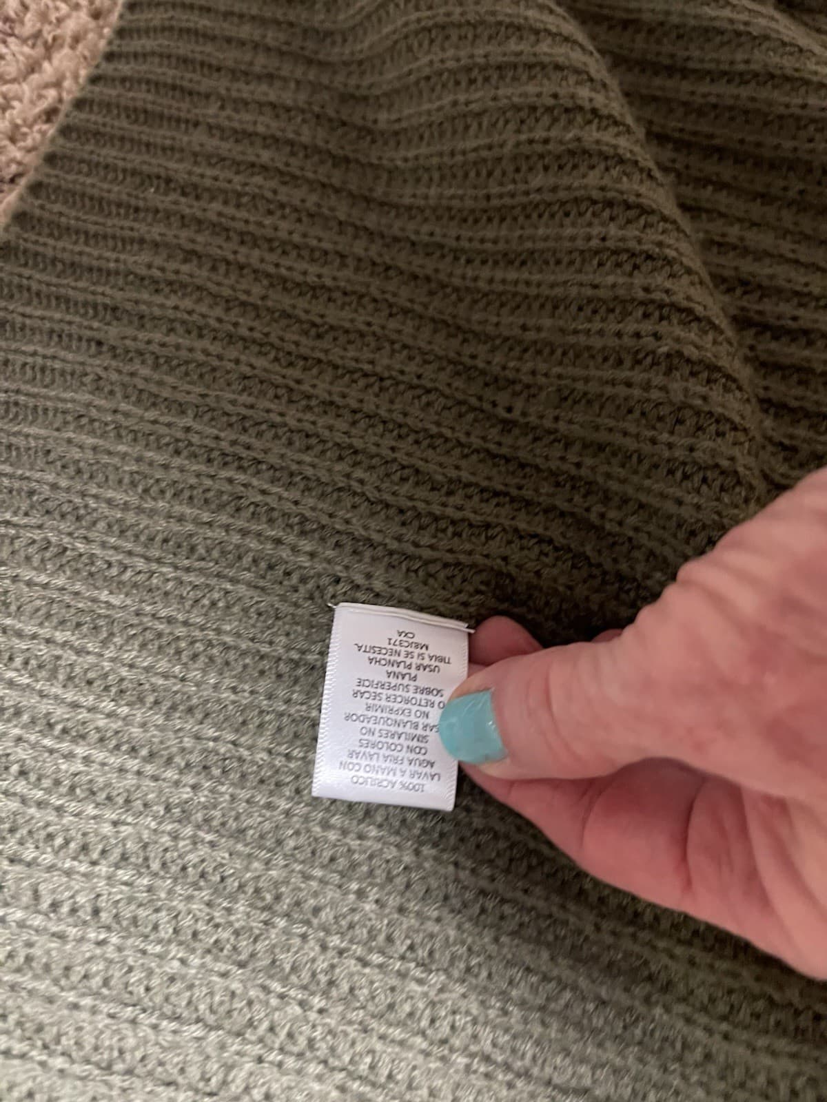 Derek Heart olive army green cardigan Med - Thumbnail 6