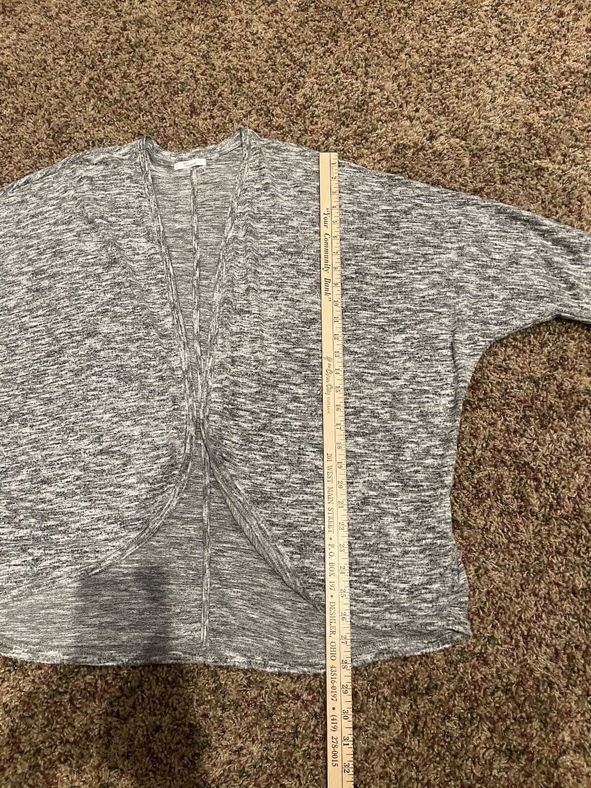 89th + Madison Cardigan black white heathered - Thumbnail 3