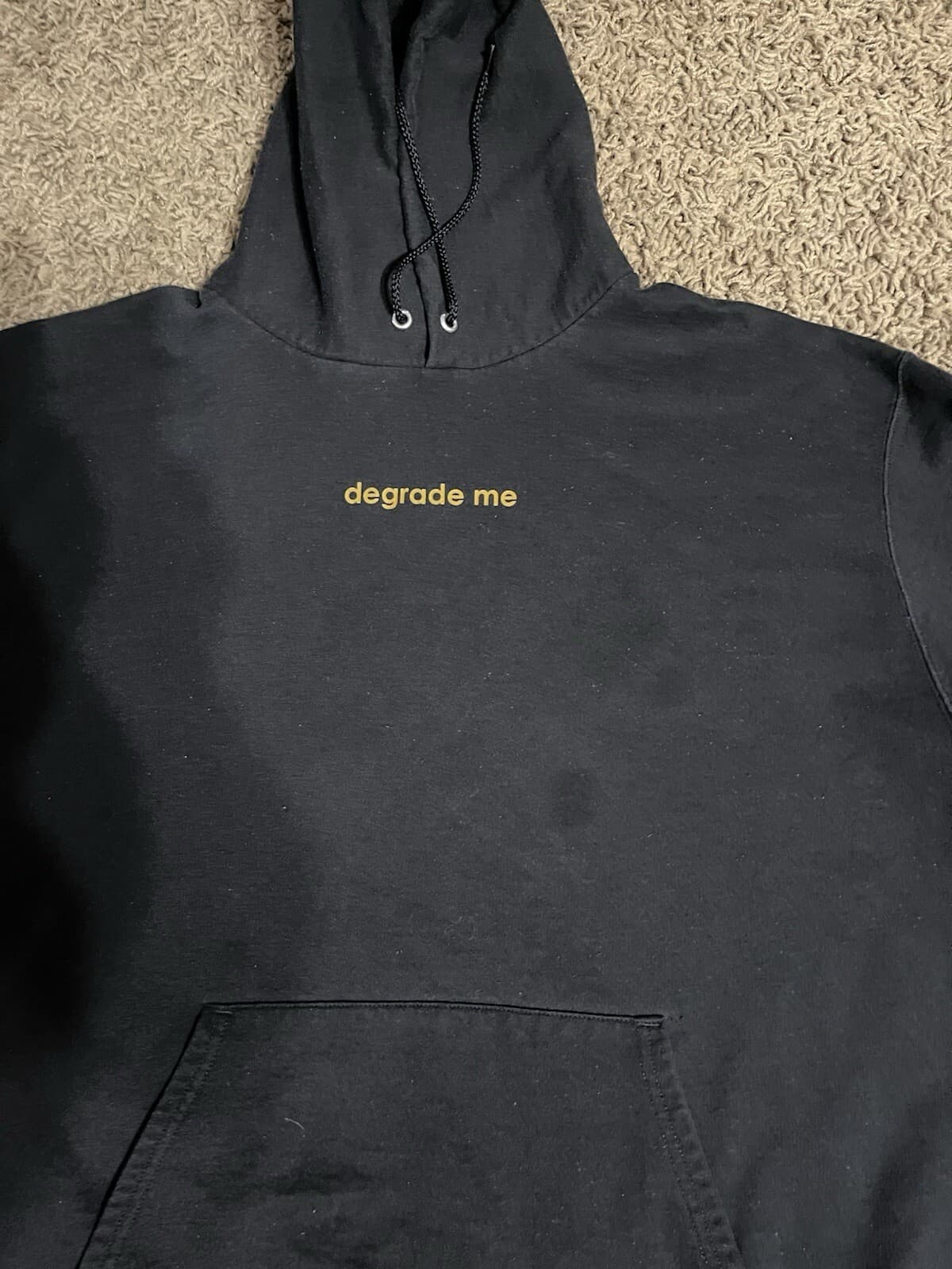 degrade me Call her Daddy Podcast Champion black hoodie sweatshirt 2XL - Thumbnail 10