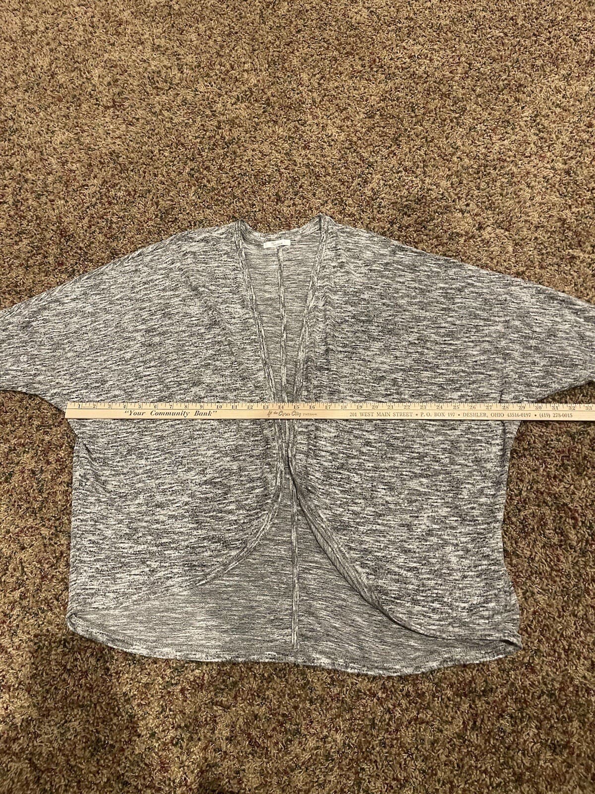 89th + Madison Cardigan black white heathered - Thumbnail 2