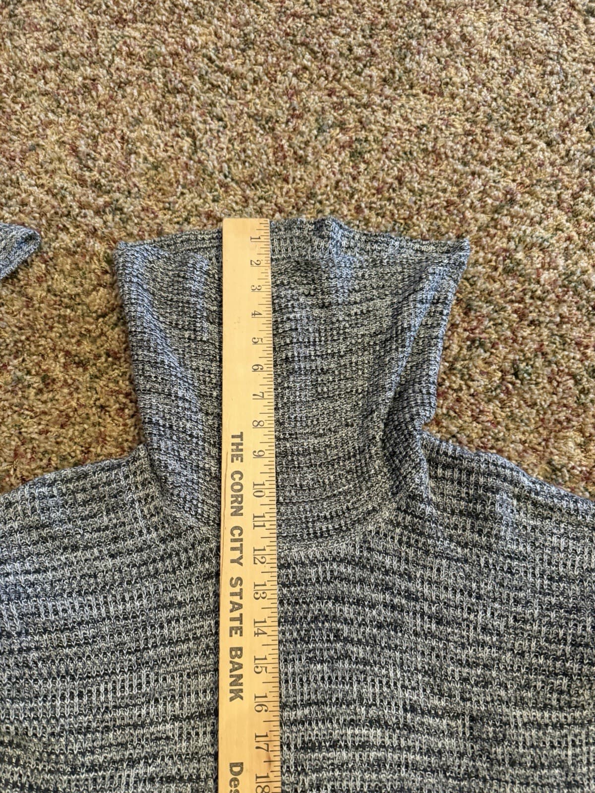 eight eight eight long tunic sweater cowl neck Medium black white - Thumbnail 7