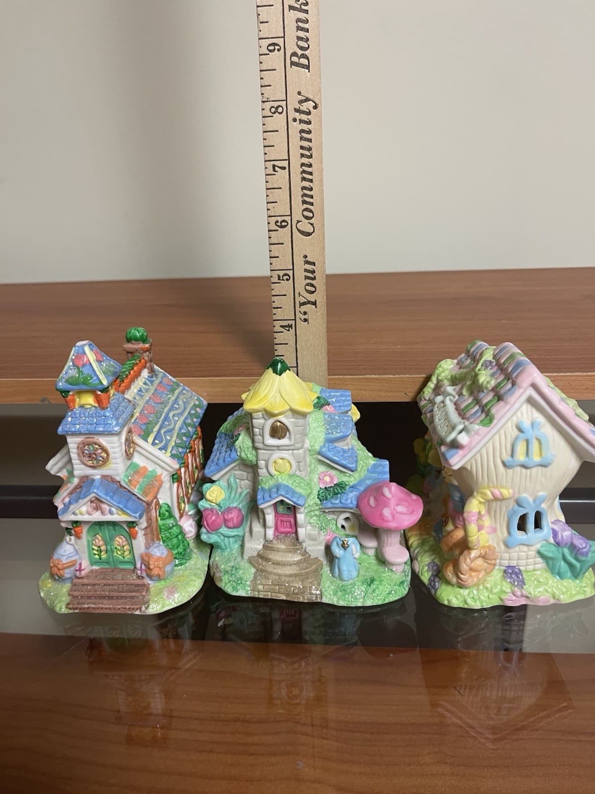 Easter ceramic building decoration set of 3 - Thumbnail 2