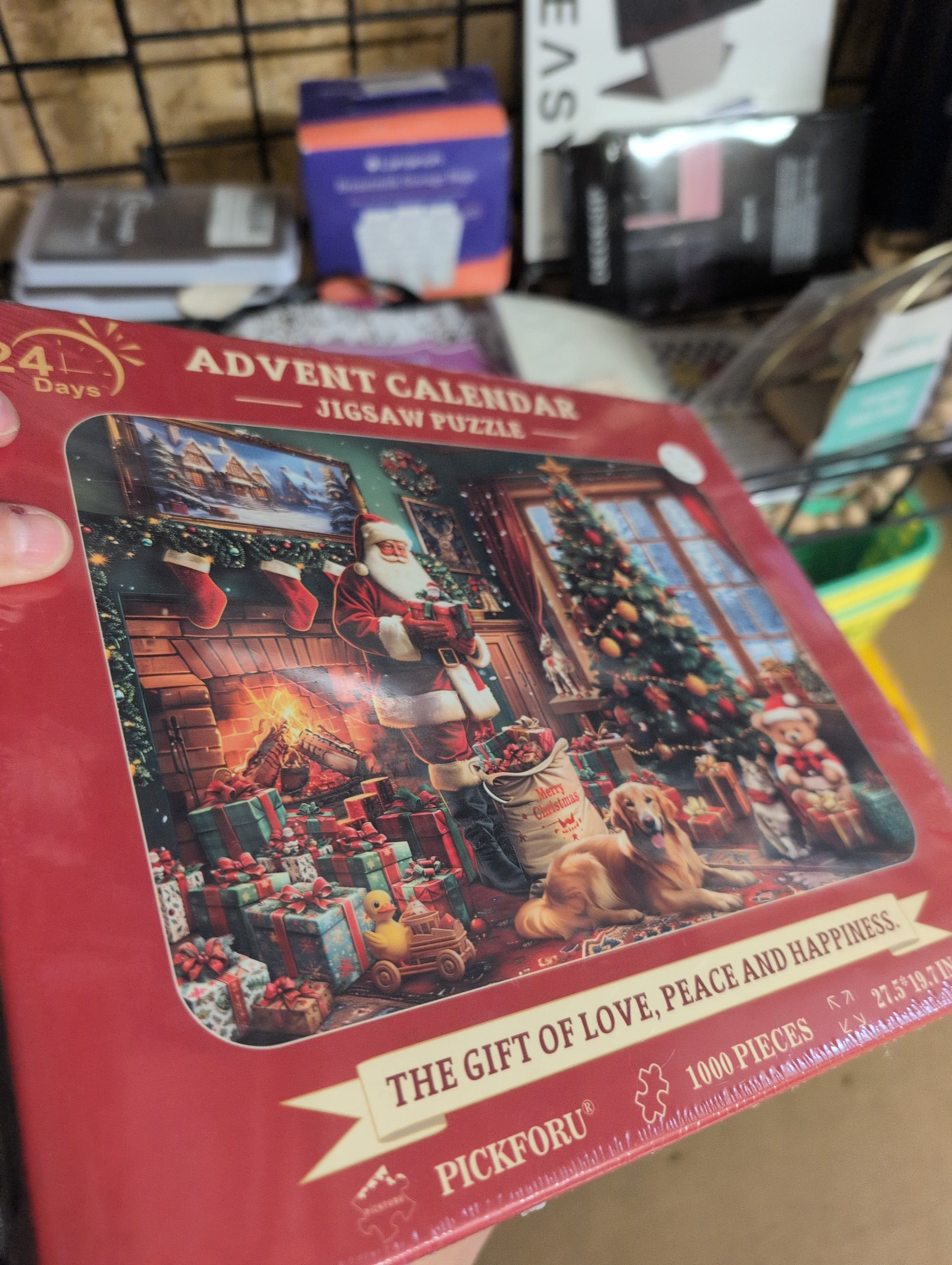 Pickforu Advent Calendar Jigsaw Puzzle 1000 Pieces - Thumbnail 2
