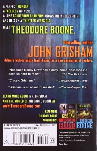 Theodore Boone Theodore Boone: Kid Lawyer  Book 1  (Paperback) - Thumbnail 3