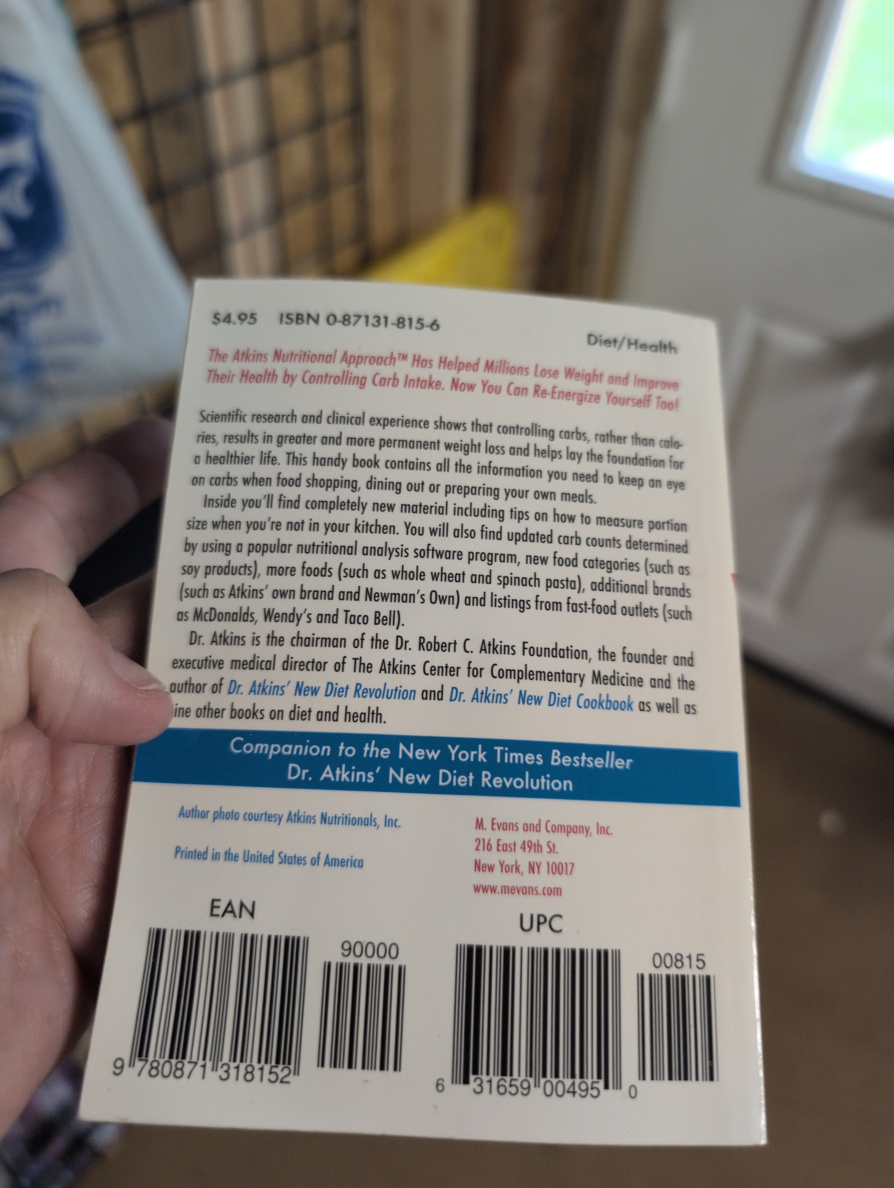 Dr. Atkins' Carbohydrate Gram Counter (pocket Sized) (paperback) (ship Deal) - Thumbnail 2