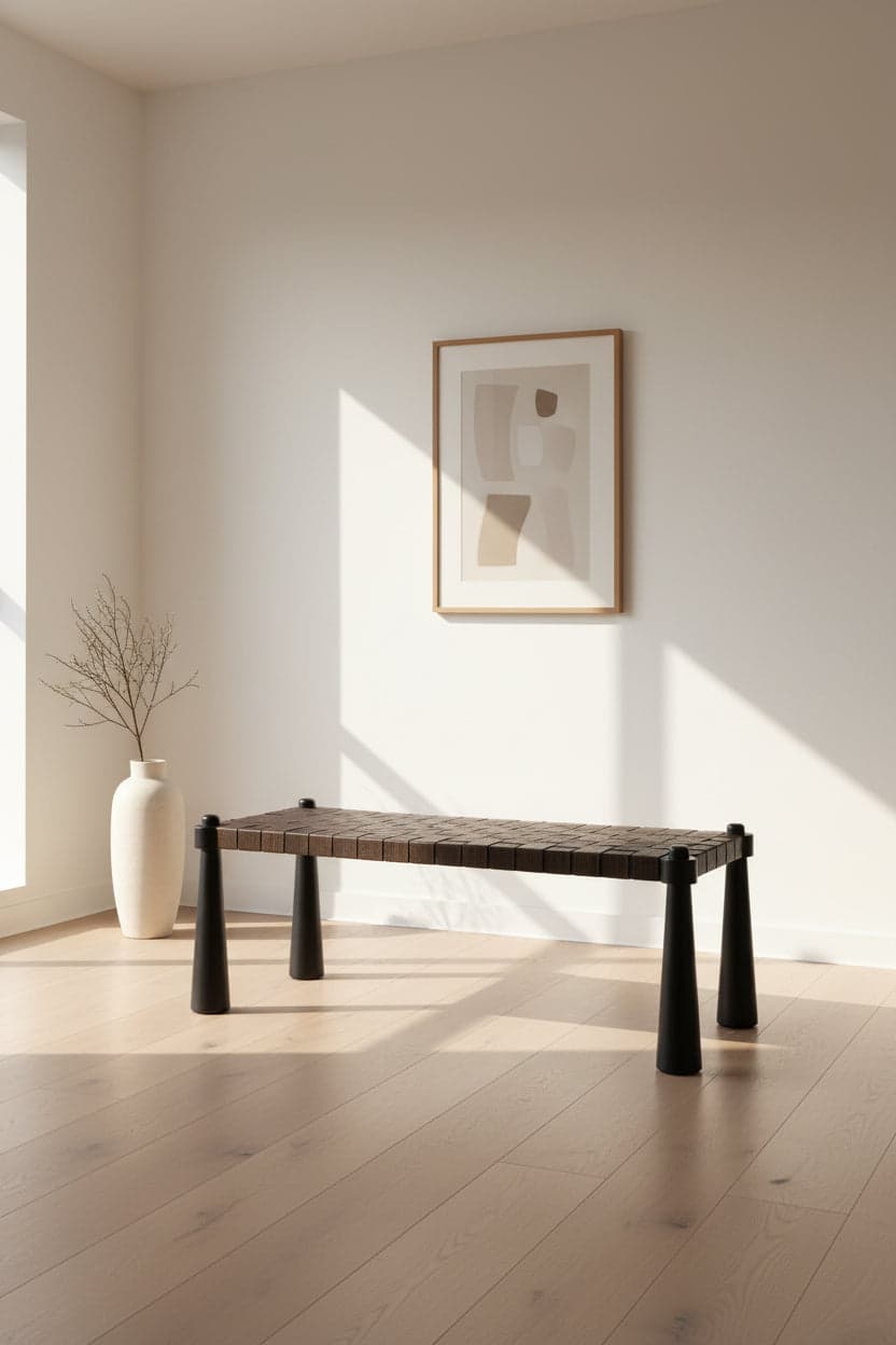 AH Home Solange Wicker Bench FFE-1467