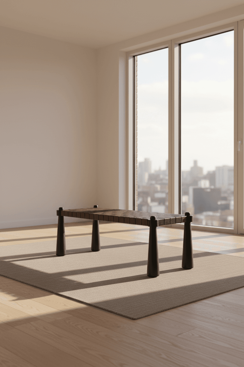 AH Home Solange Wicker Bench FFE-1467 - Thumbnail 4