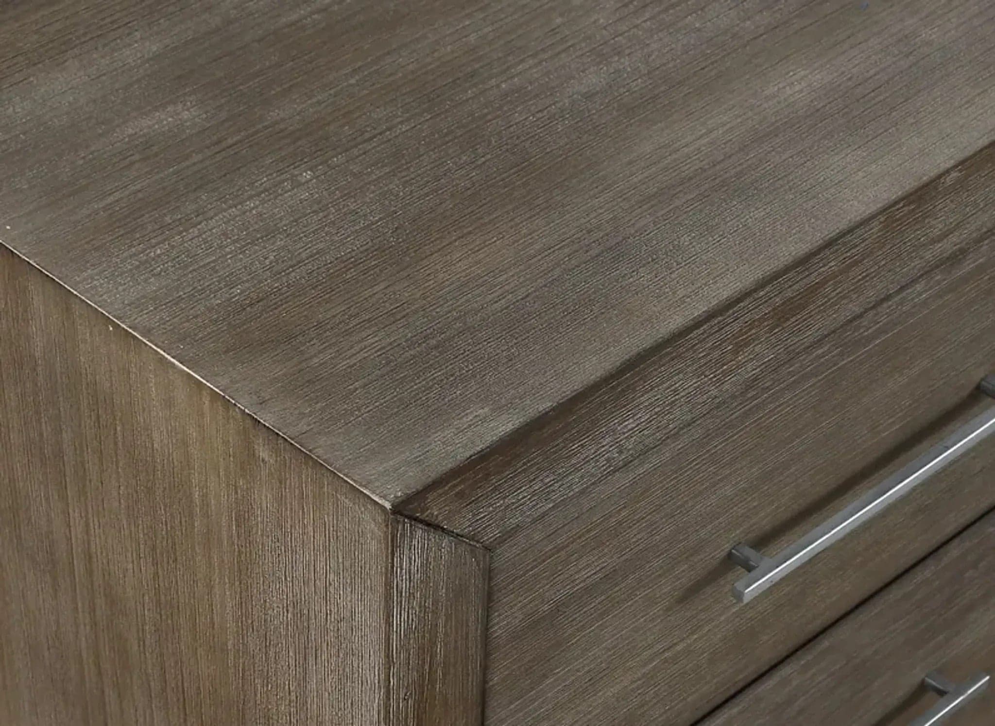 Modus Melbourne Two Drawer Nightstand with USB in Dark Pine 6 FFE-1488 - Thumbnail 4