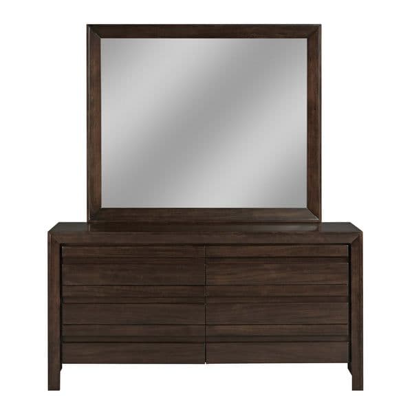 Modus Element Dresser Chest & Mirror in Chocolate Brown 9 FFE-1485 - Thumbnail 4