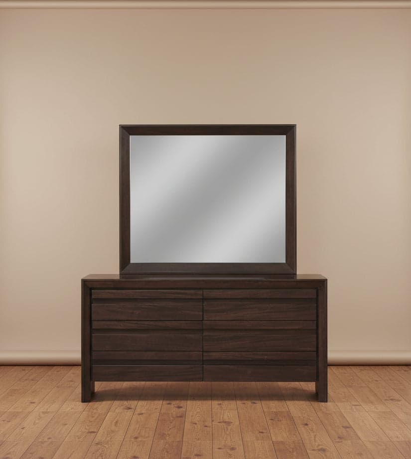 Modus Element Dresser Chest & Mirror in Chocolate Brown 9 FFE-1485 - Thumbnail 2