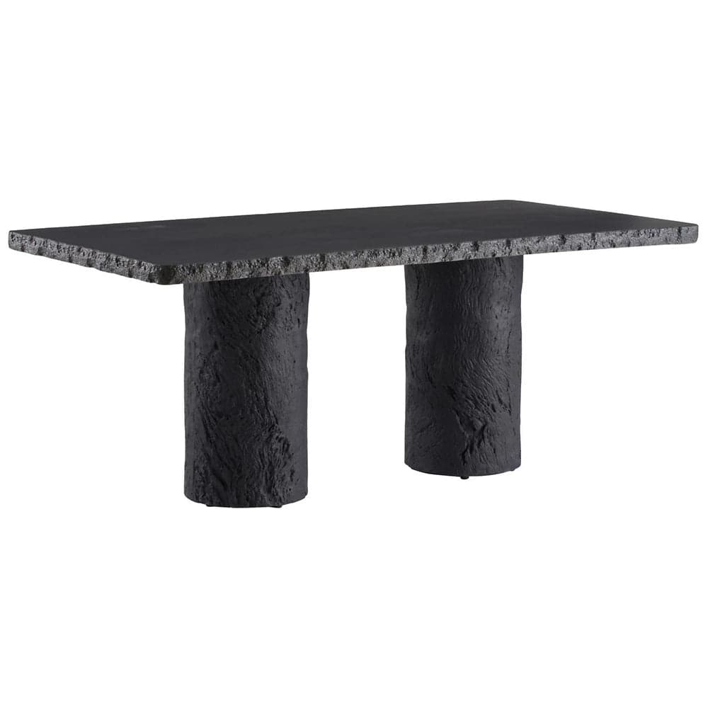 AH Gemini Outdoor Black Dining Table FFE-1440 - Thumbnail 2