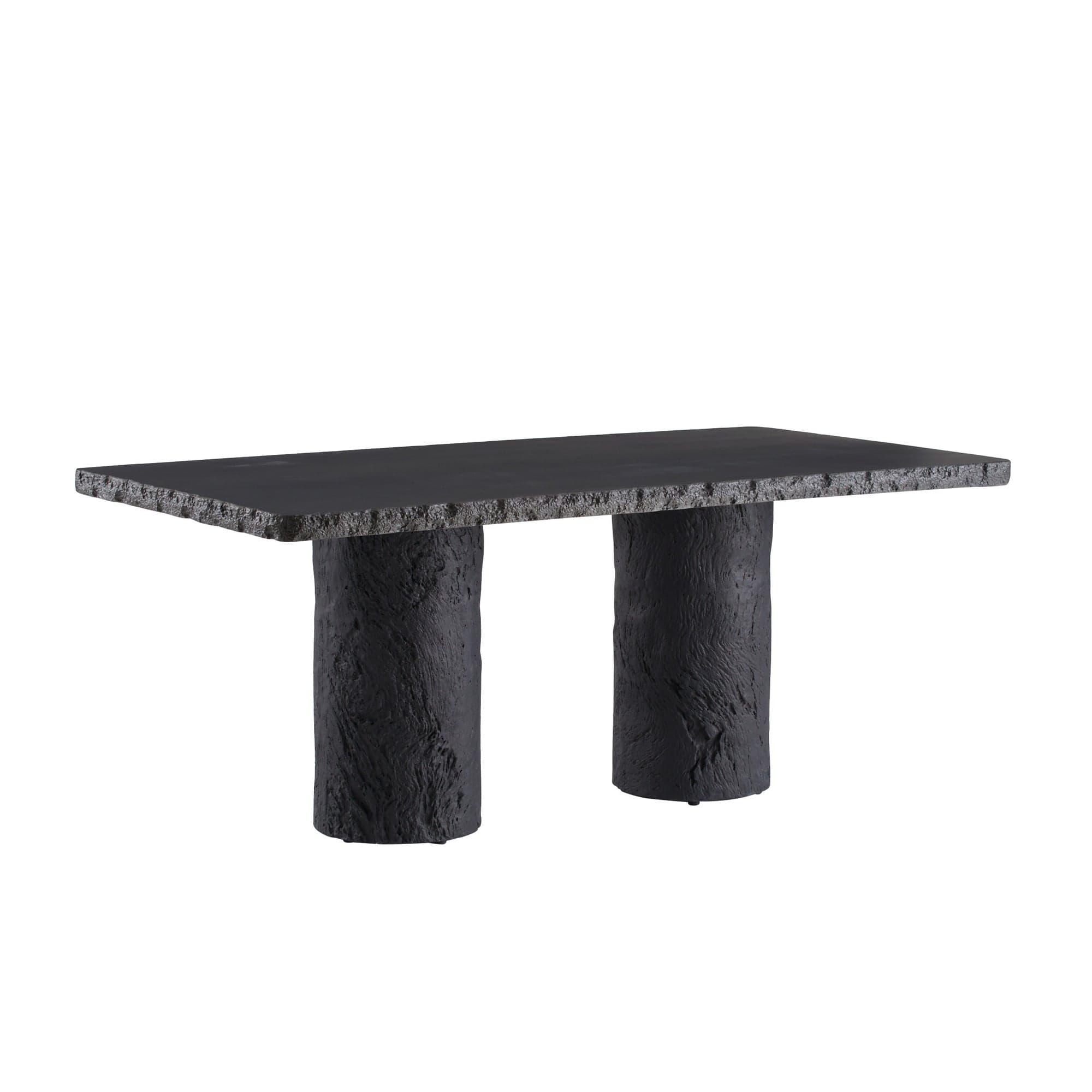 AH Gemini Outdoor Black Dining Table FFE-1440 - Thumbnail 5