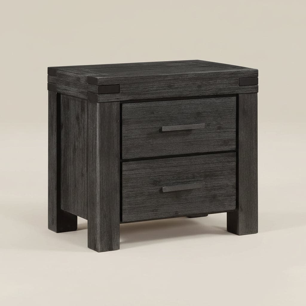 Modus Meadow Solid Wood Two Drawer Nightstand in Graphite 10 FFE-1484 - Thumbnail 2