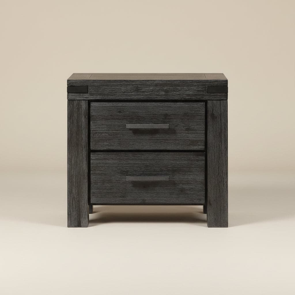 Modus Meadow Solid Wood Two Drawer Nightstand in Graphite 10 FFE-1484 - Thumbnail 3