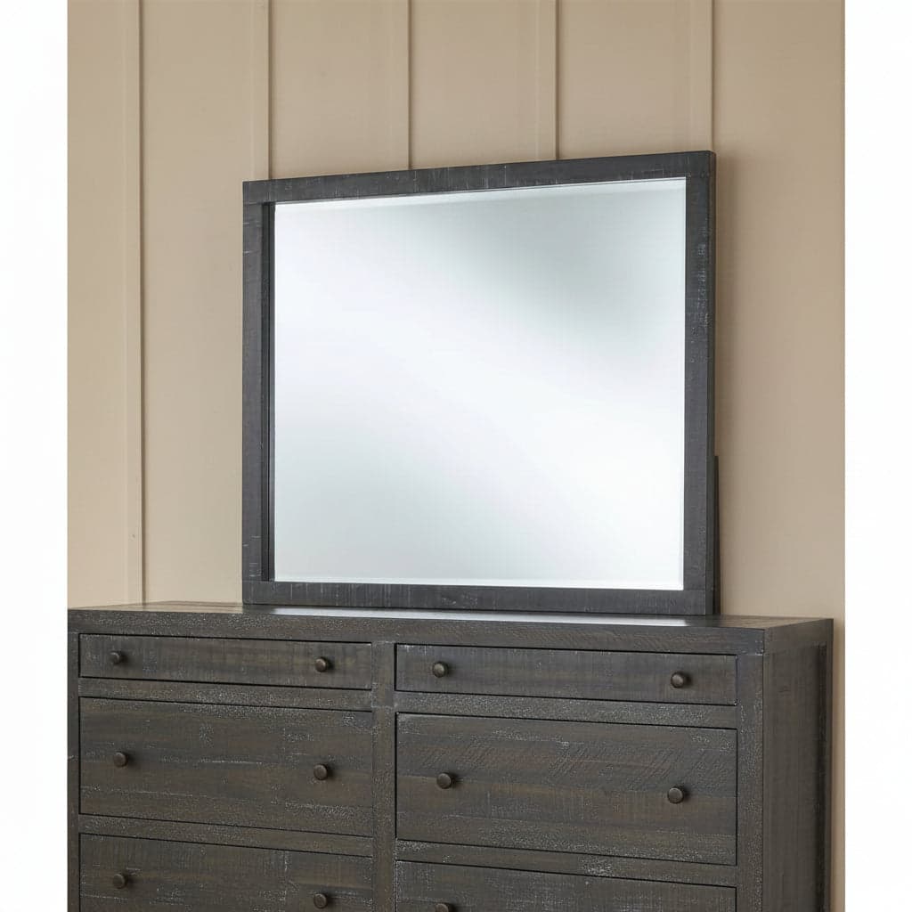 Modus Townsend Solid Wood Beveled Glass Mirror in Gunmetal FFE-1487 - Thumbnail 3