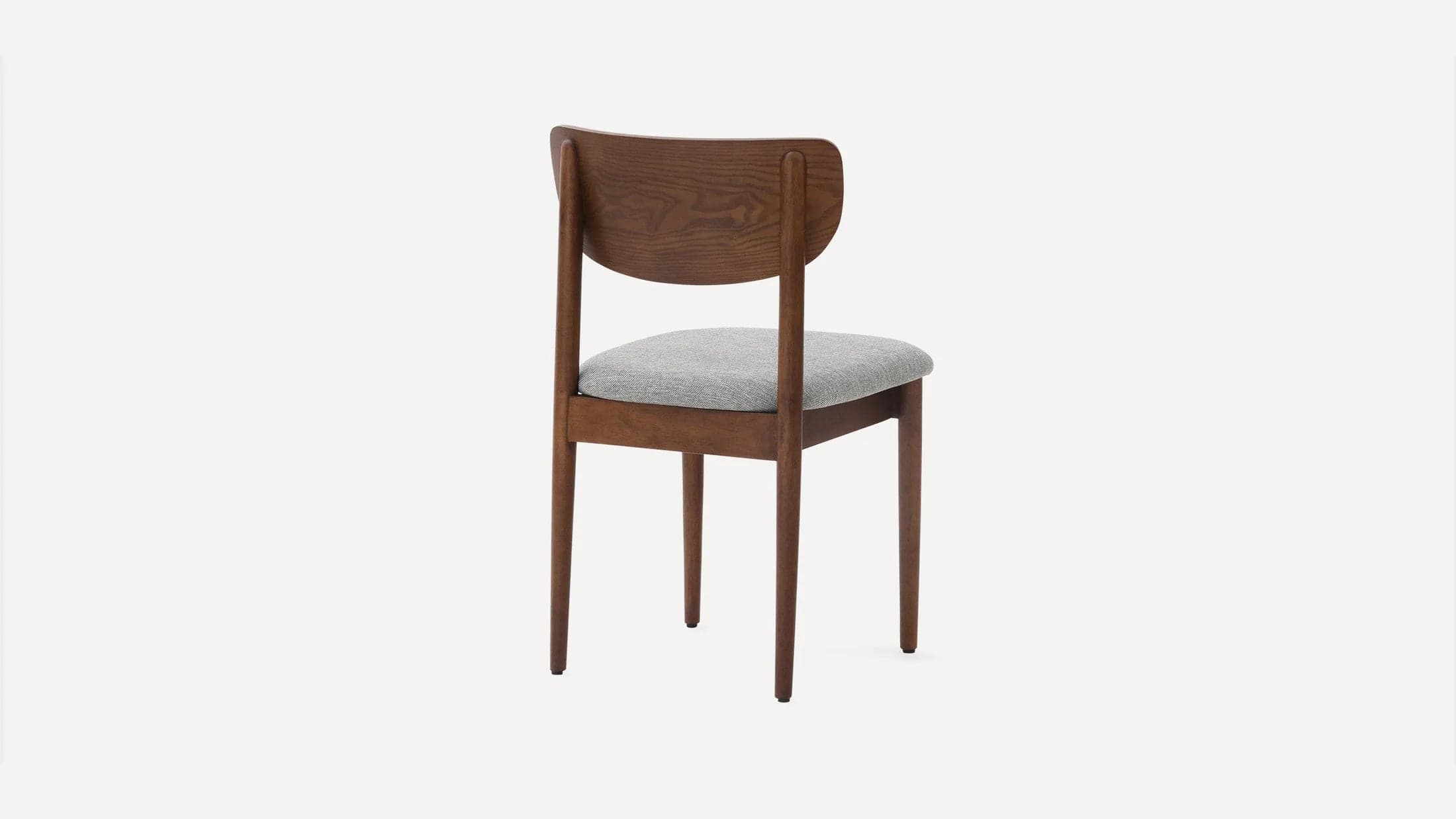 Burrow Haiku Stone Gray/Walnut Dining Chairs (Set of 2) FFE-1462 - Thumbnail 2