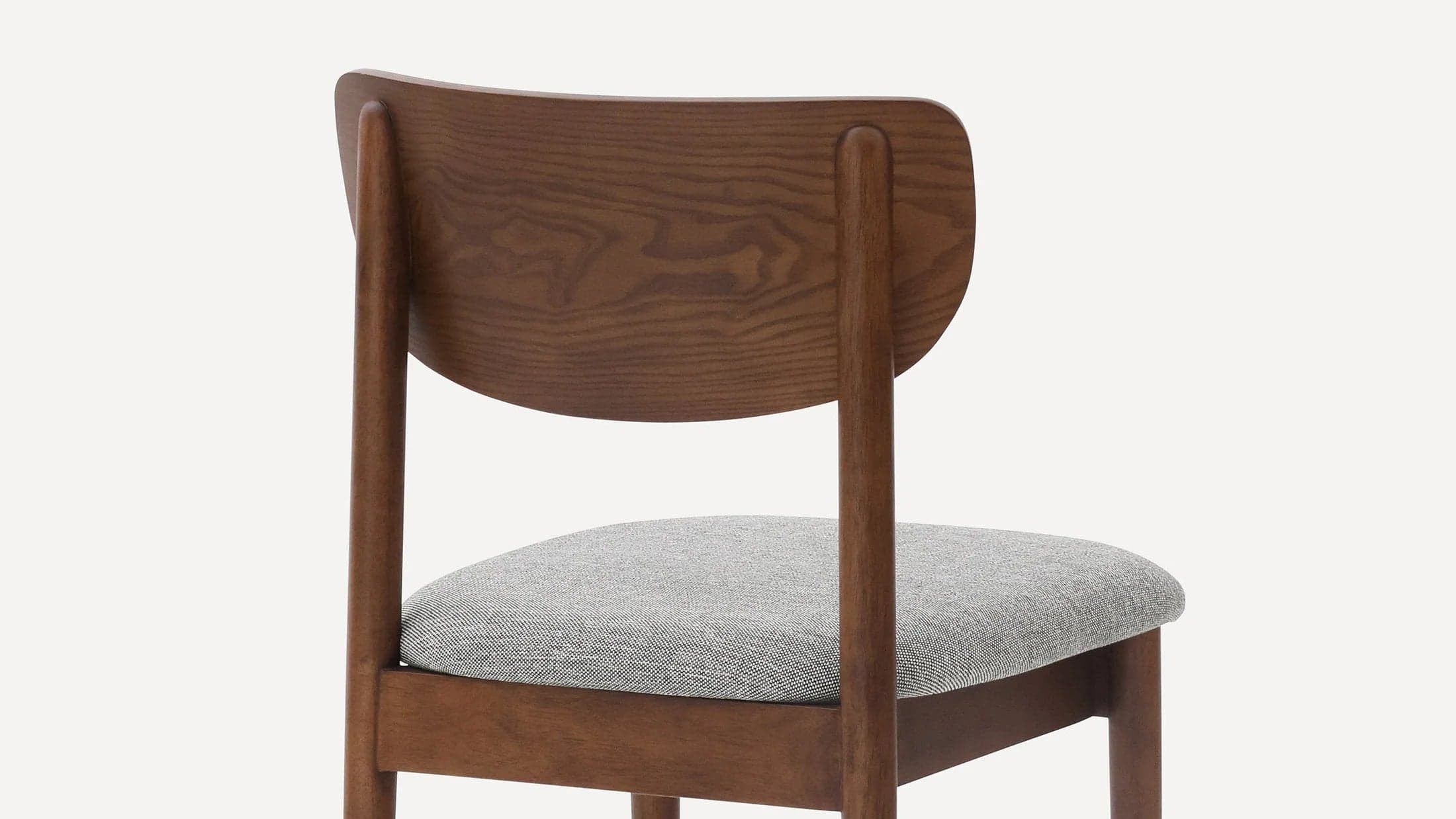 Burrow Haiku Stone Gray/Walnut Dining Chairs (Set of 2) FFE-1462 - Thumbnail 3