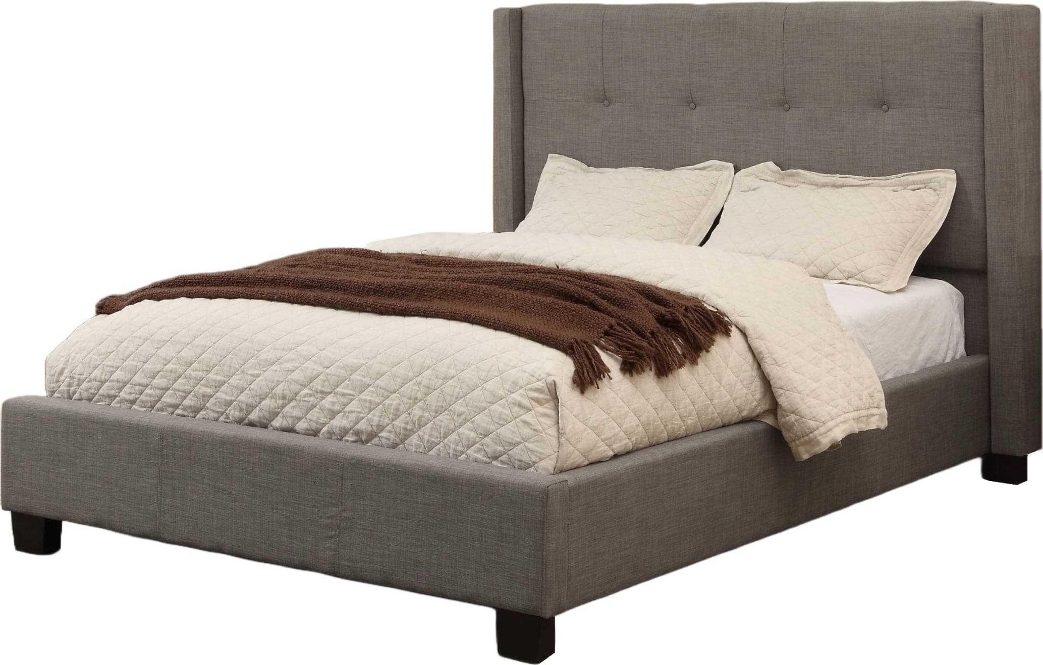 Modus Madeleine King-size Wingback Platform Bed 4 FFE-1480 - Thumbnail 2