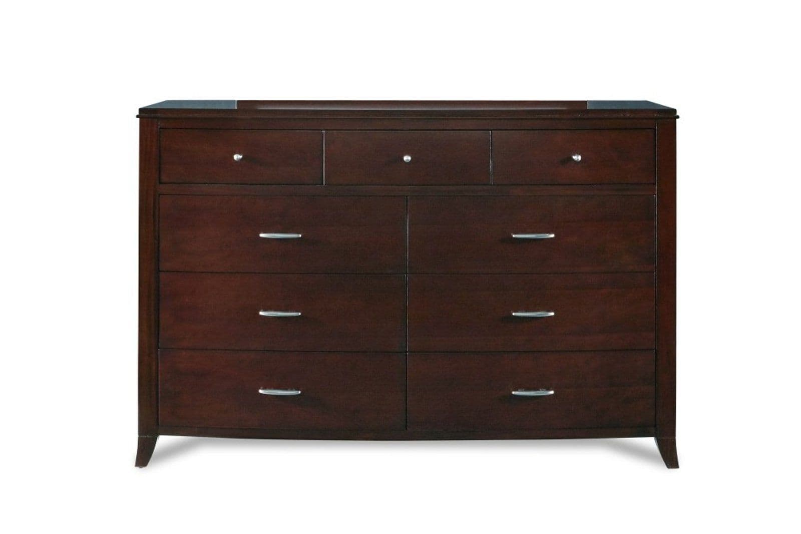 Modus Brighton Nine Drawer Dresser Chest & Mirror In Cinnamon FFE-1477 - Thumbnail 6