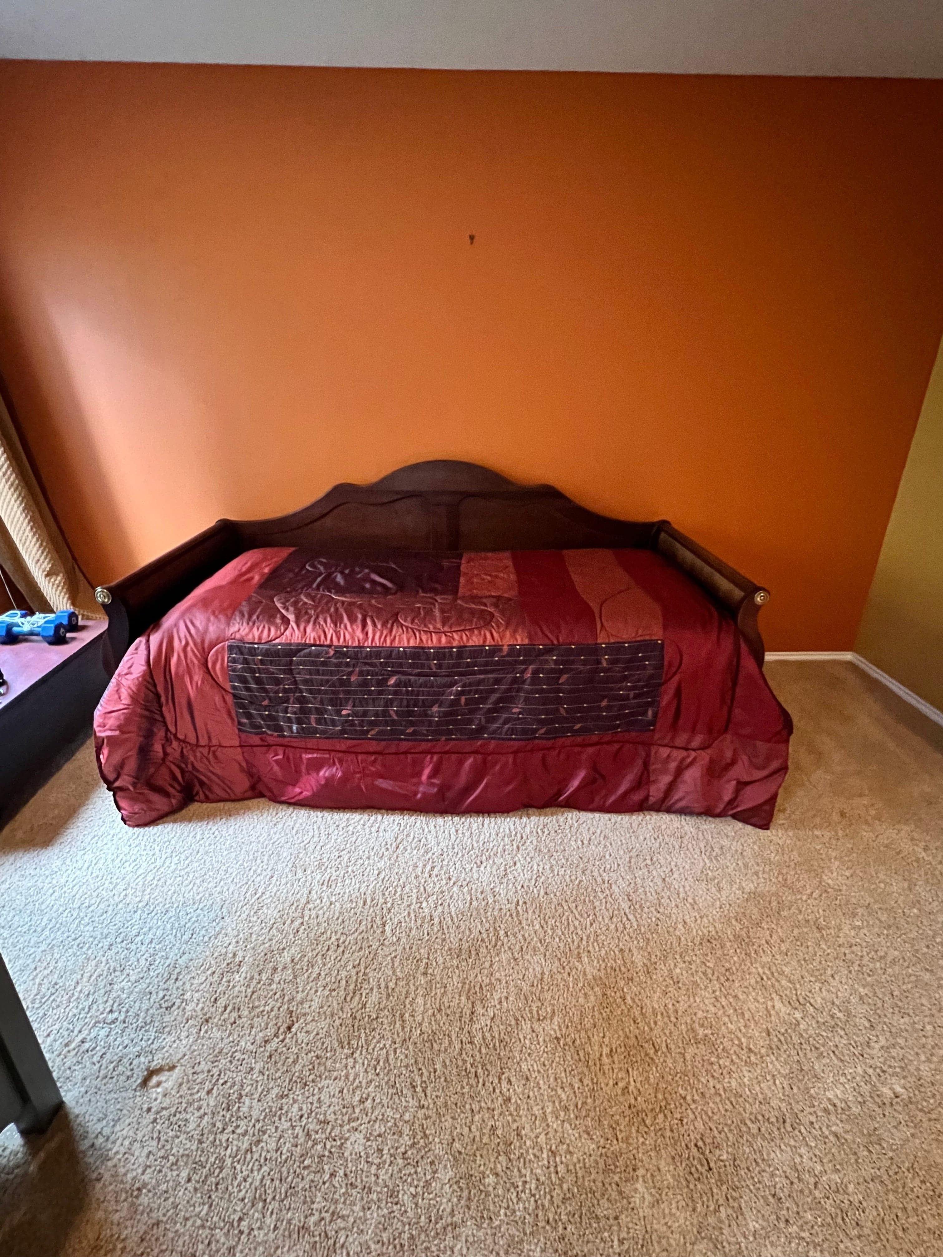 Traditional Wood Daybed w/Suspension Deck Pop-Up Trundle to Queen PD138-35 - Thumbnail 8