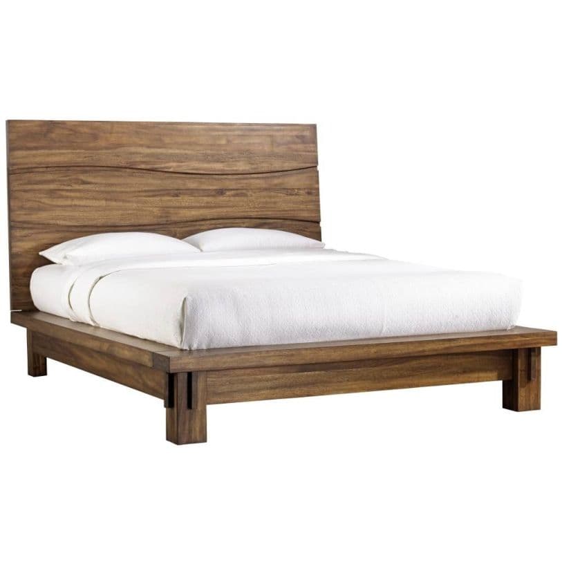 Modus Ocean King Platform Bed in Natural Sengon FFE-1517 - Thumbnail 5