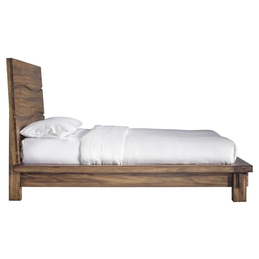 Modus Ocean King Platform Bed in Natural Sengon FFE-1517 - Thumbnail 3
