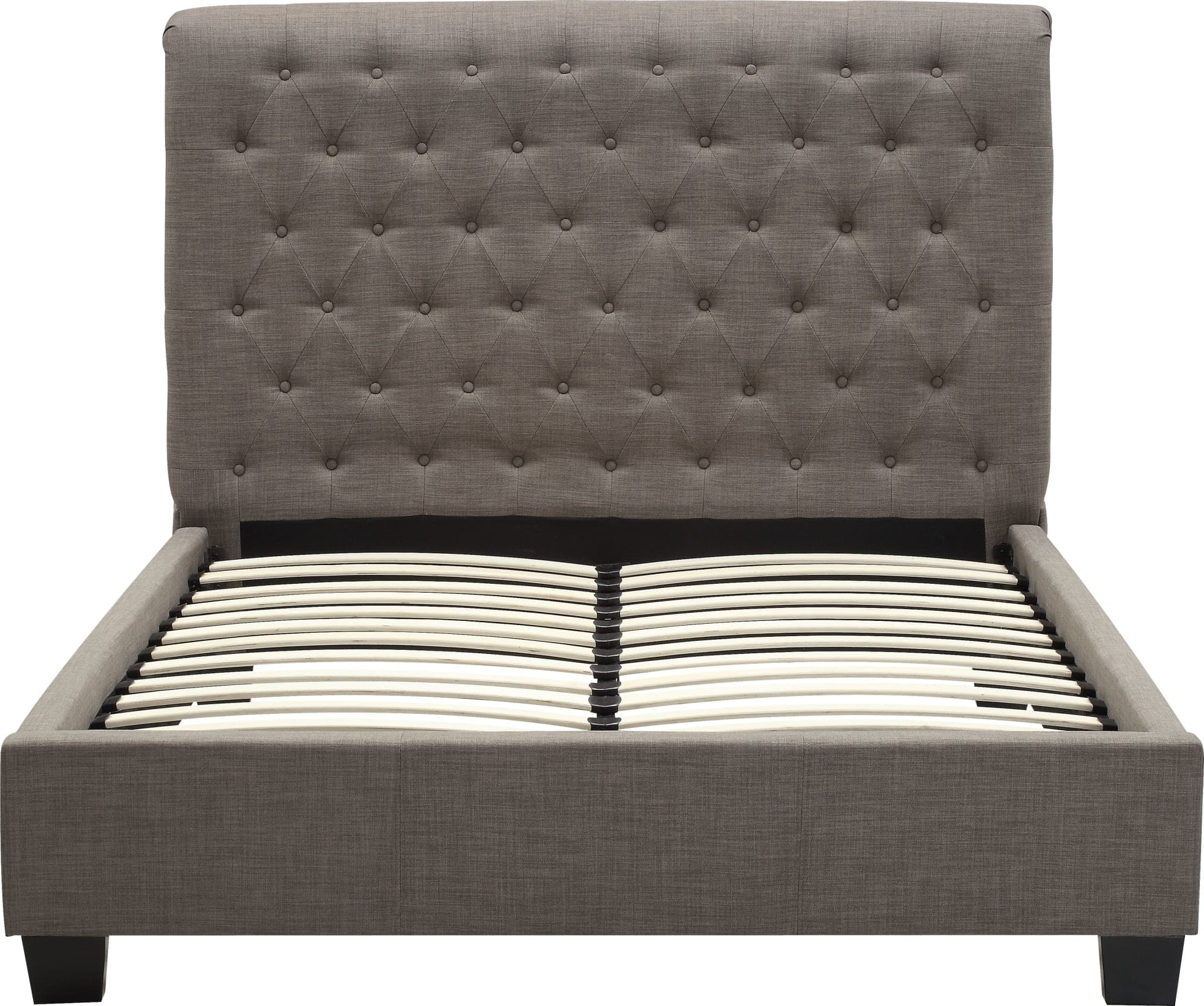 Modus Royal King-size Tufted Platform Bed Dolphin Gray Linen 3 FFE-1510 - Thumbnail 5
