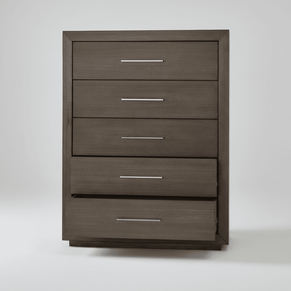 Modus Melbourne Five Drawer Dresser Chest in Dark Pine FFE-1506 - Thumbnail 2