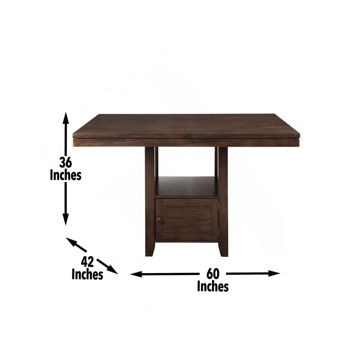 Yorktown 7 Pc Counter Storage Dining Set FFE-1547 - Thumbnail 3