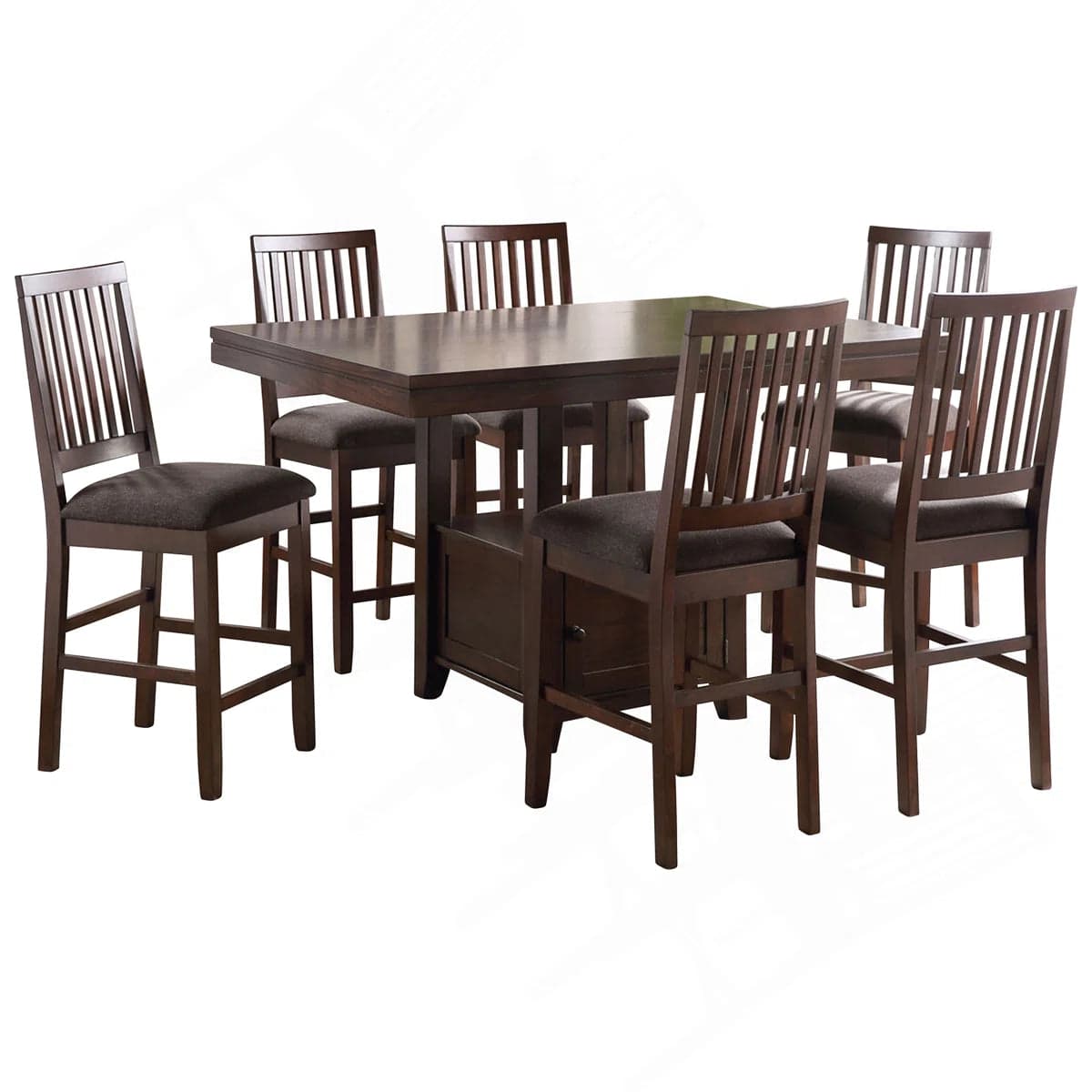 Yorktown 7 Pc Counter Storage Dining Set FFE-1547 - Thumbnail 2