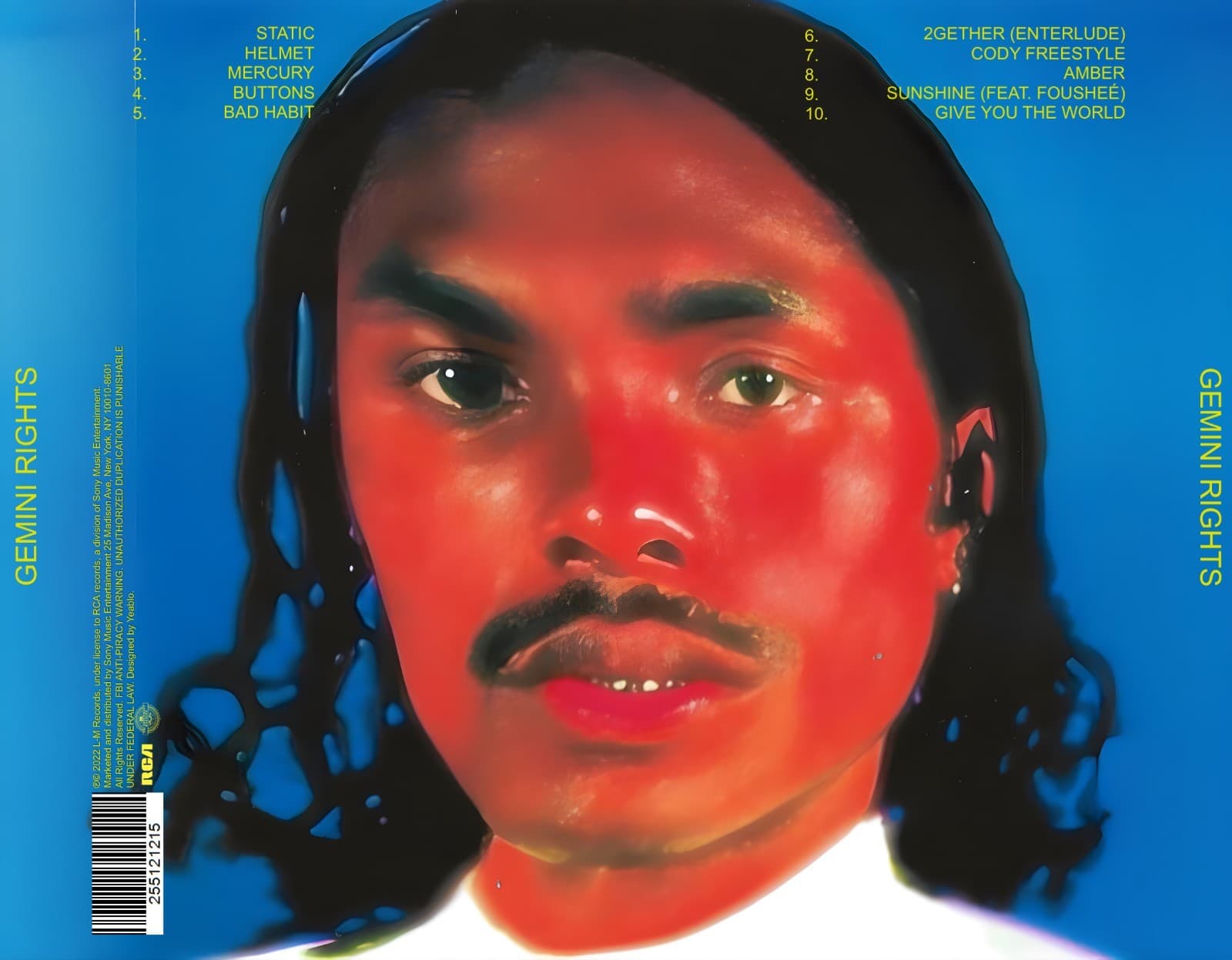 Steve Lacy - Gemini Rights CD Album (RCA, 2022) Contemporary R&B - Thumbnail 2