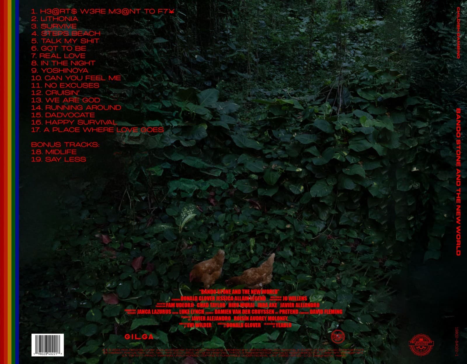 Childish Gambino - Bando Stone and the New World CD (2024) Gilga R&B Jewel Case - Thumbnail 2