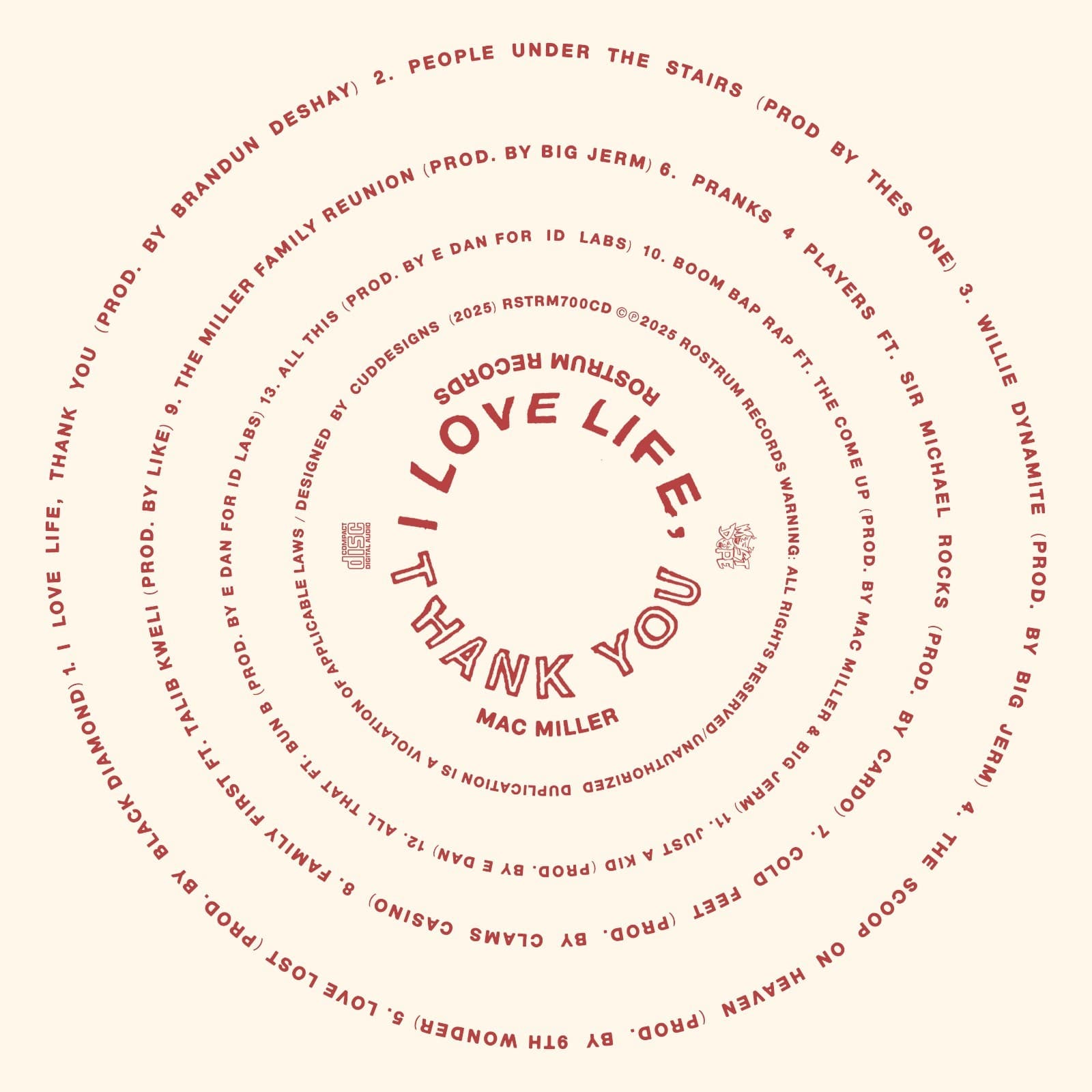 Mac Miller - I Love Life, Thank You (CD) - Thumbnail 2