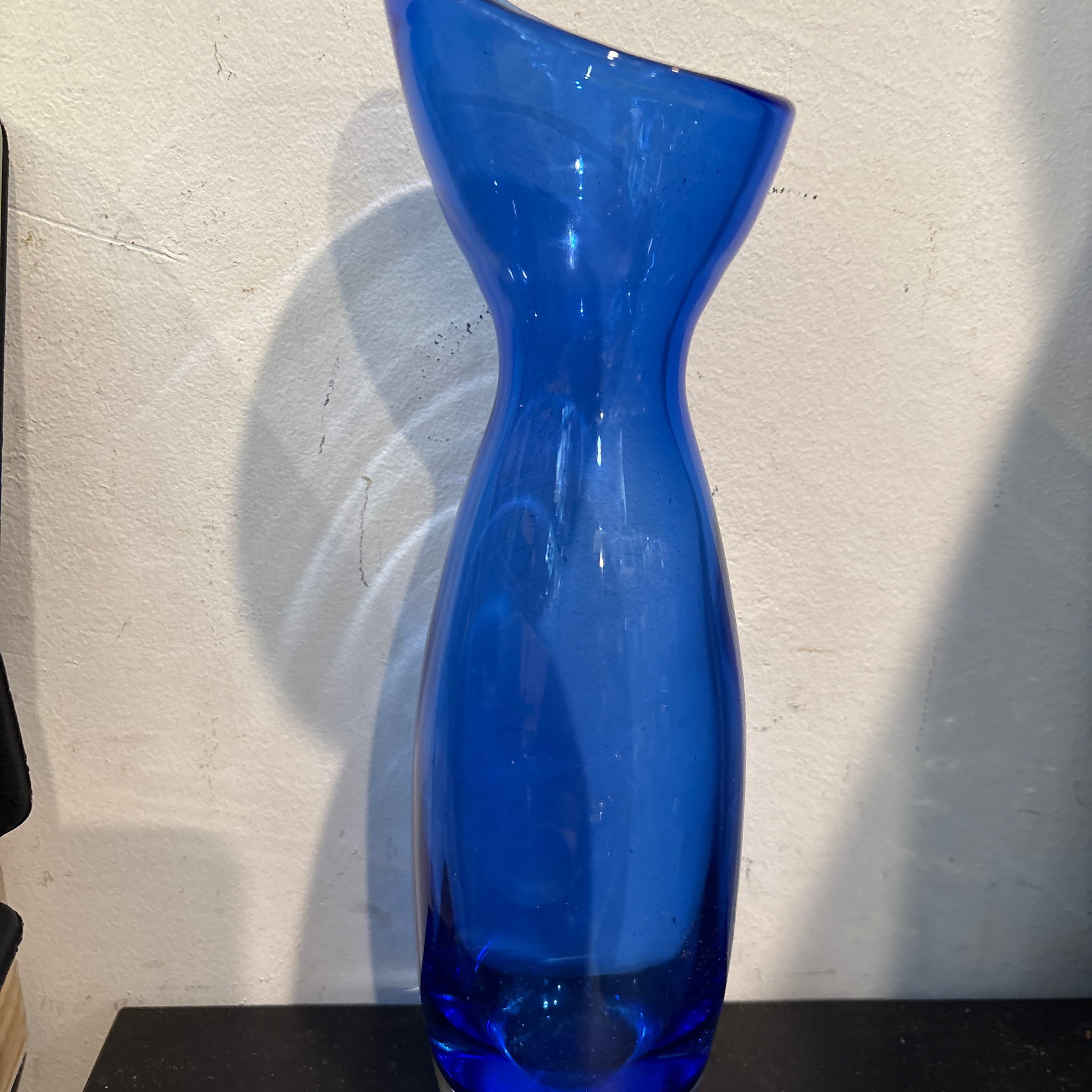 Iittala attributed Cobalt Blue MCM Vase - Regular