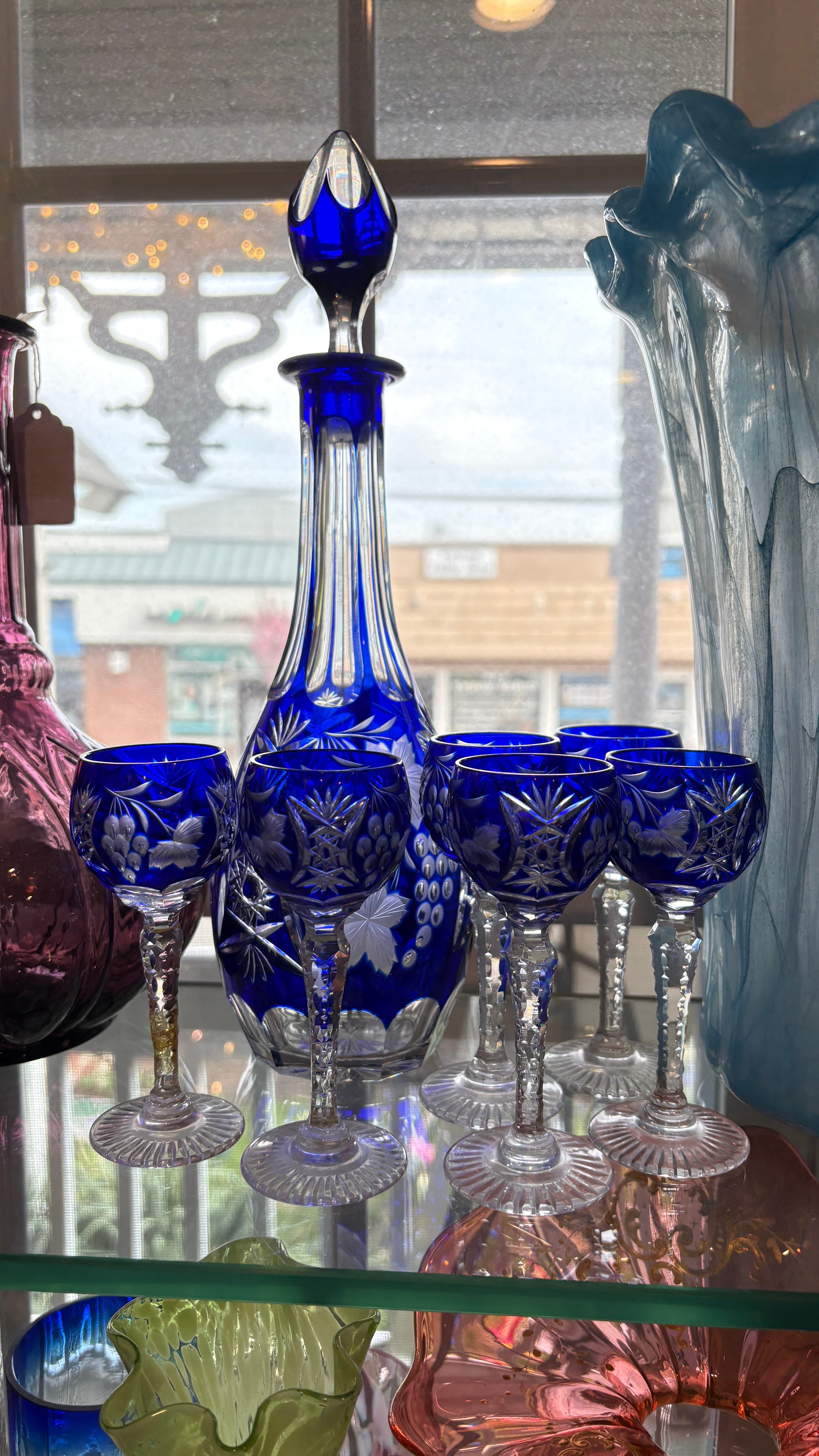 Nachtmann attributed cut crystal glassware set (Miller) - Regular