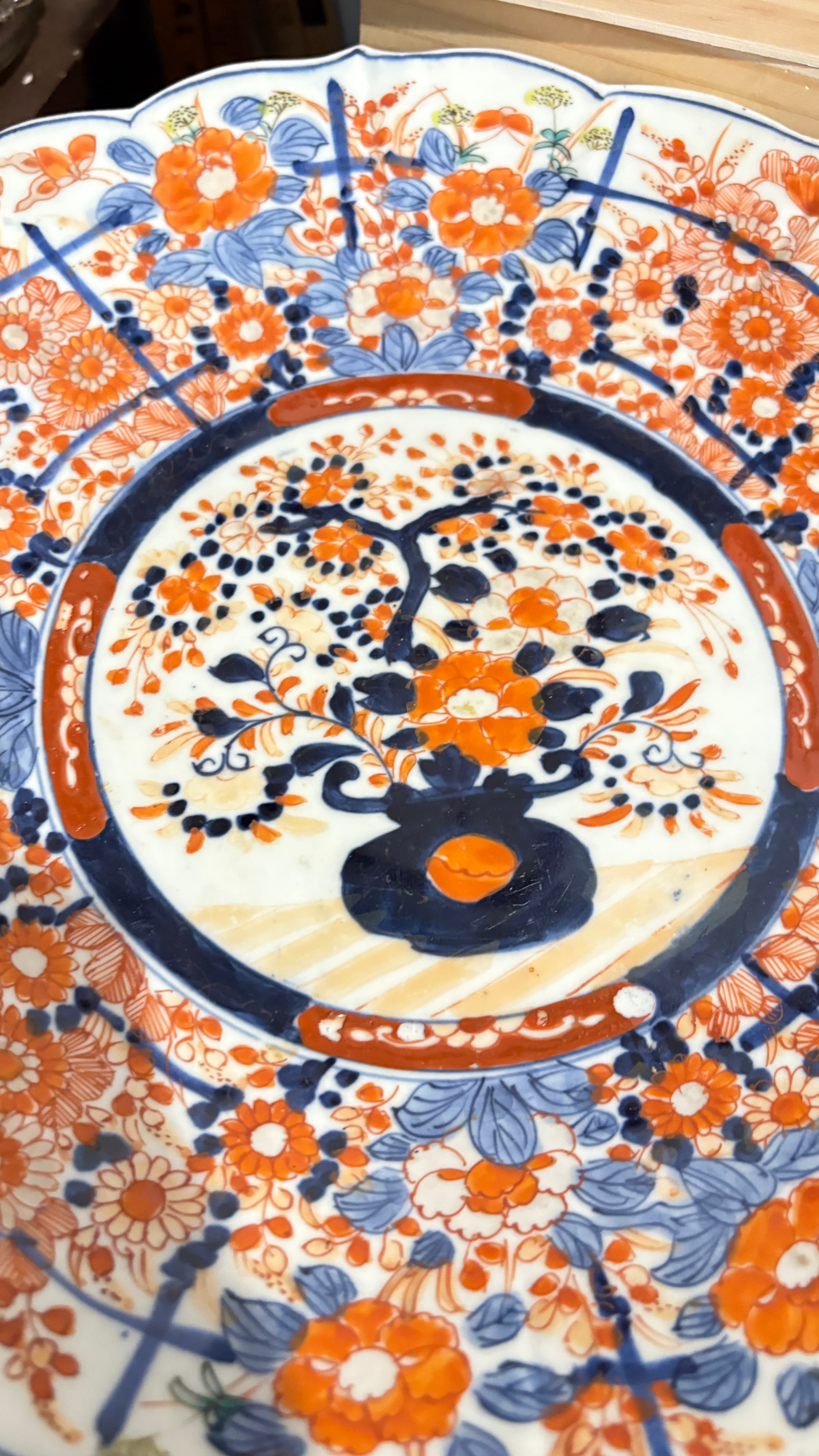 Imari Japanese Porcelain Plate Circa 1850 - Regular