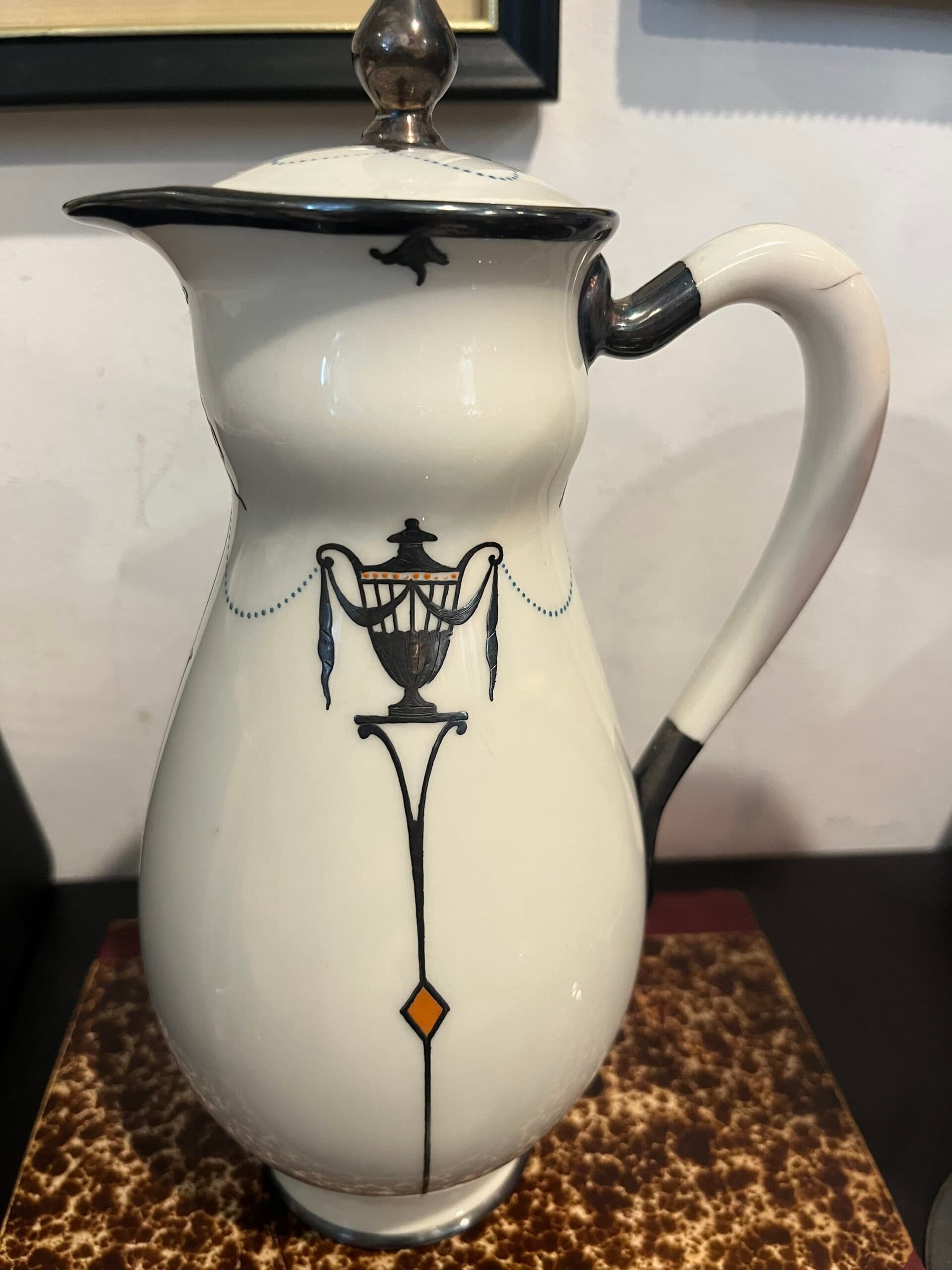 Art Deco Ceramic Pitcher - Regular