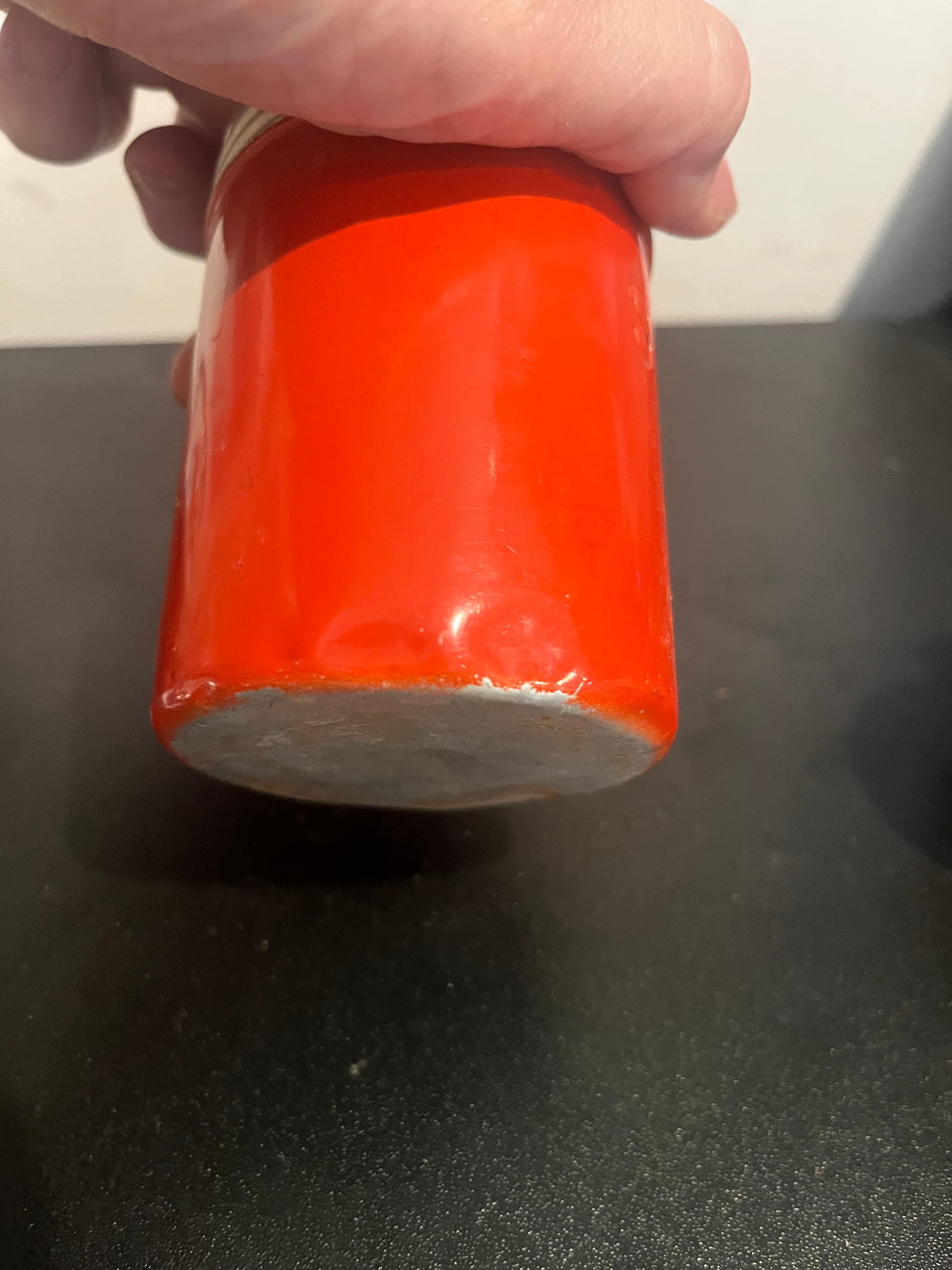 Red enamel aluminum Salt & Pepper - Regular