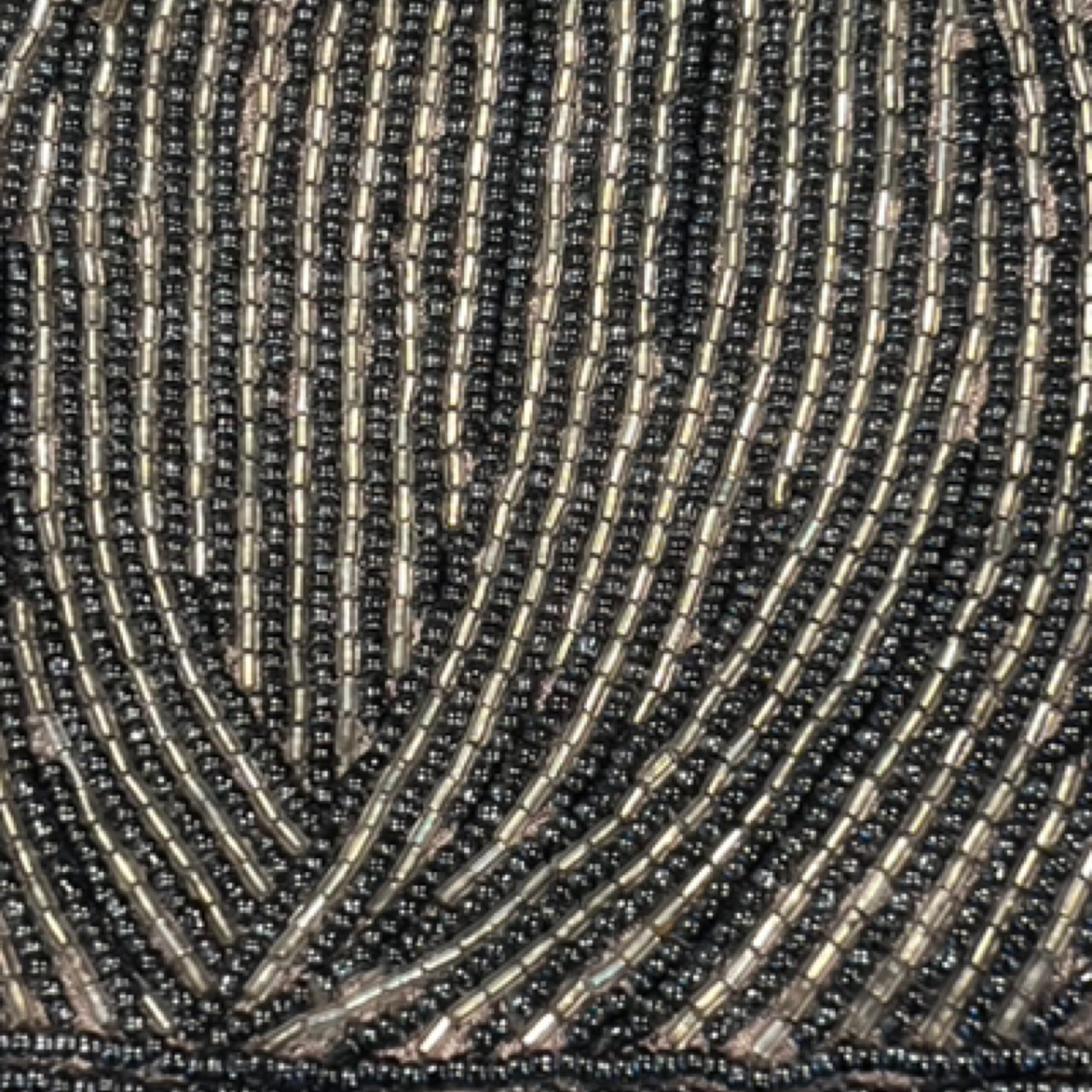 Beaded black evening bag - Regular