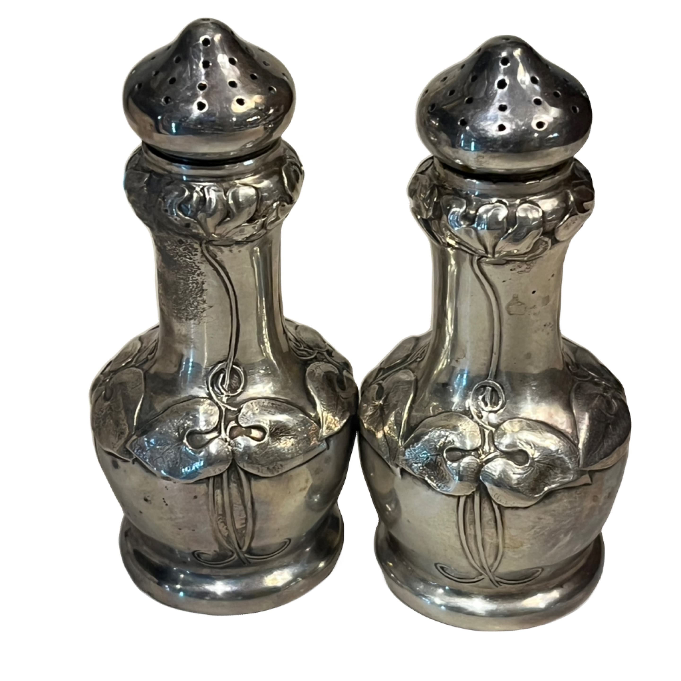 Sterling Silver The Gorham Co Salt & Pepper Shakers - Regular