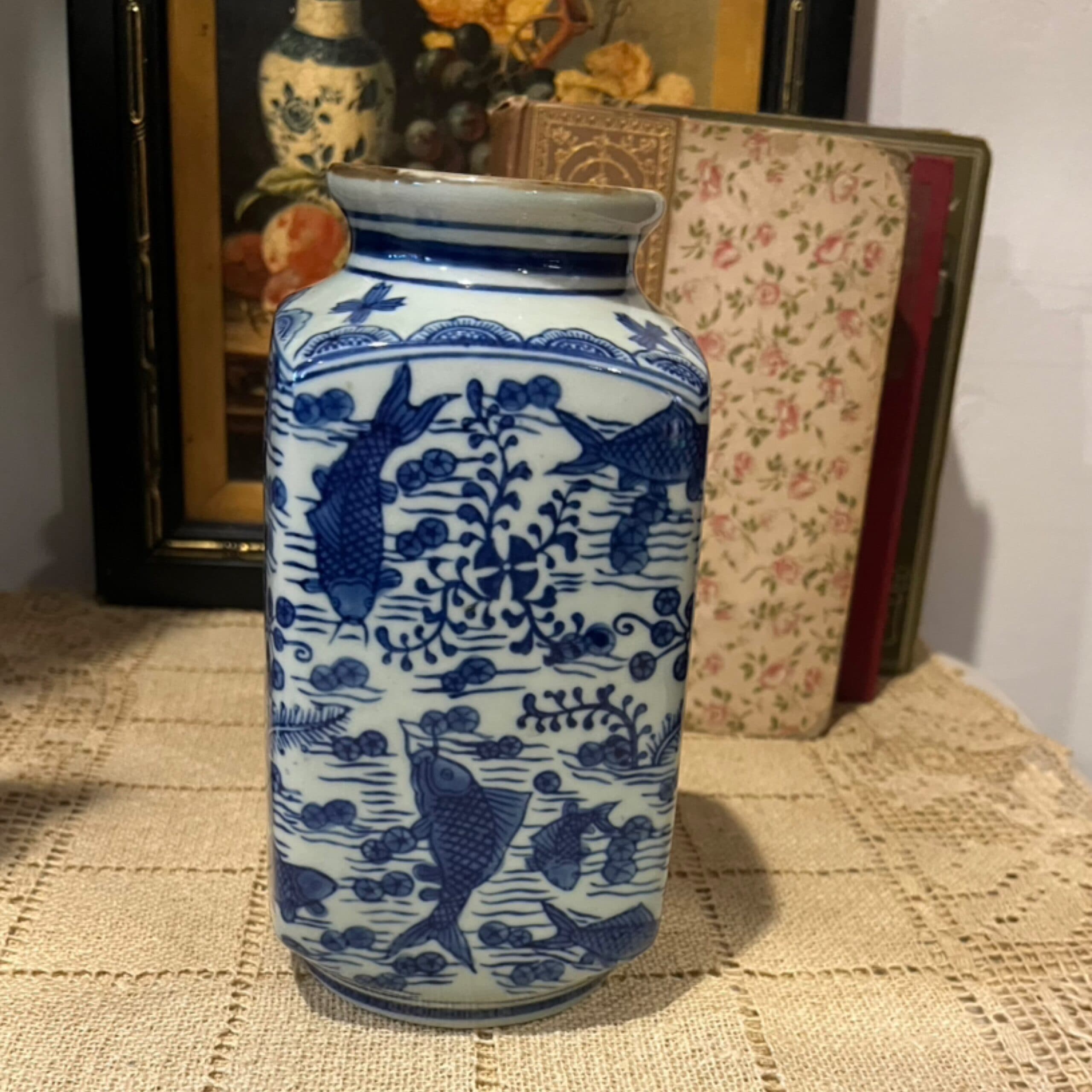 Chinese Koi Fish Vase - Regular