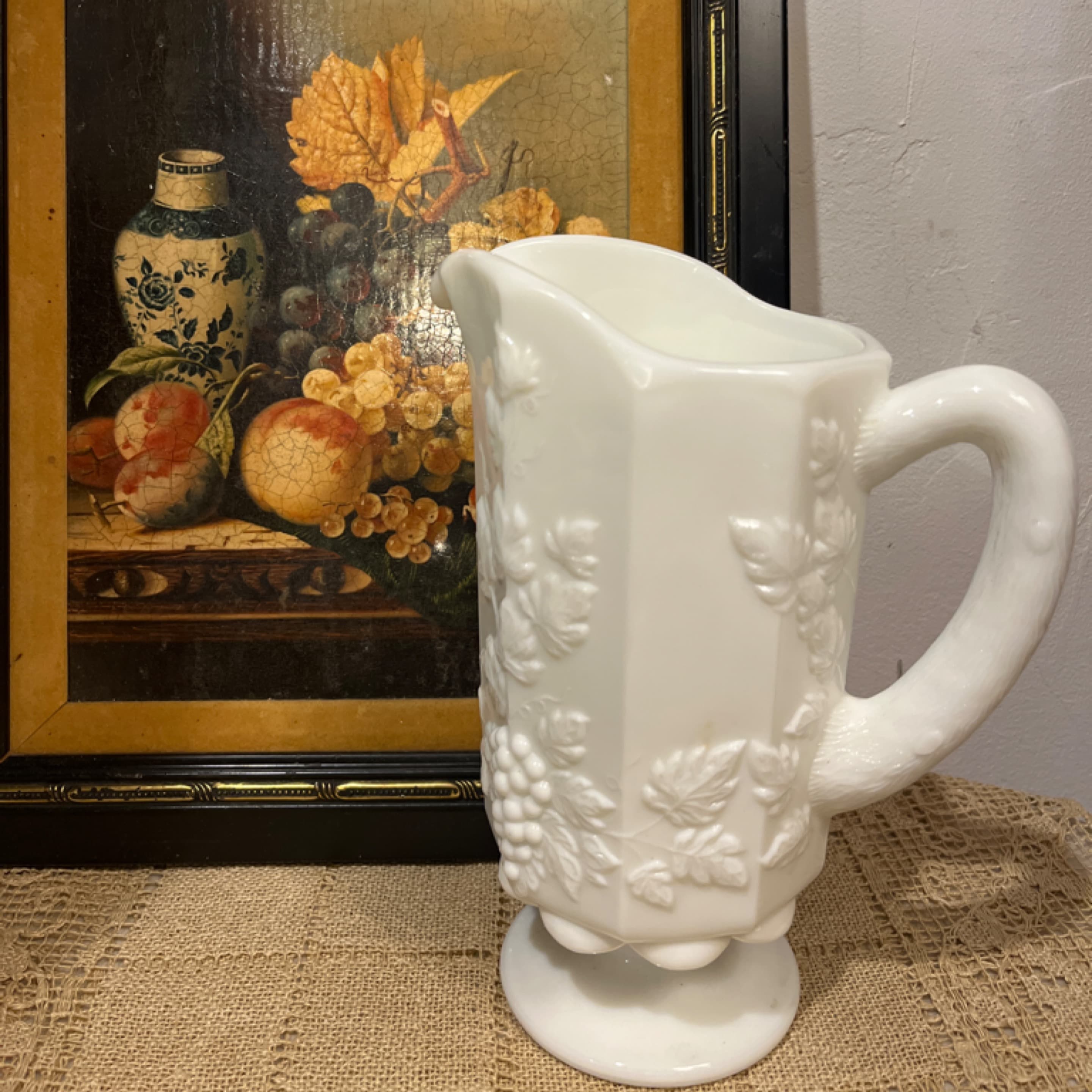 Milkglass Pitcher - Regular