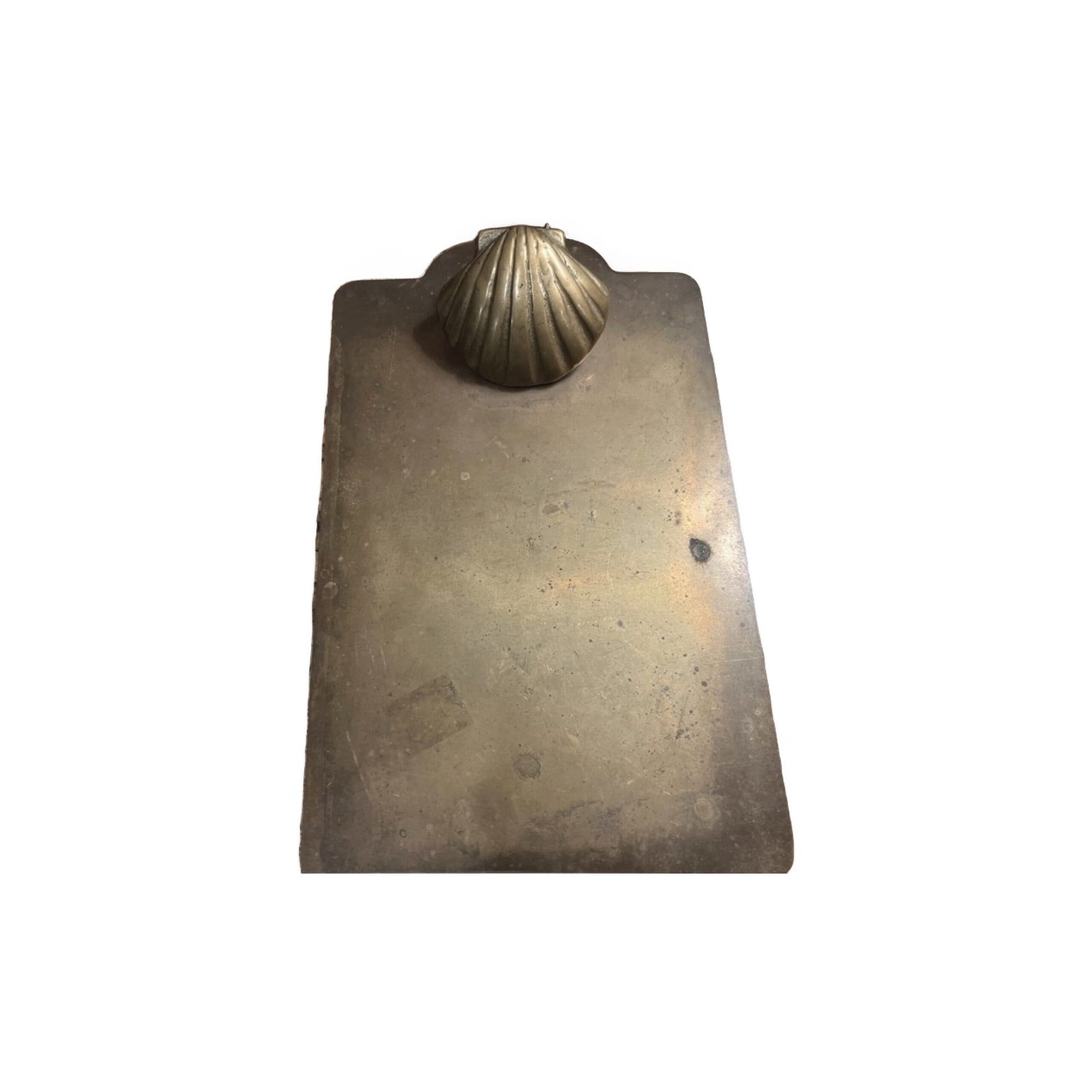 Brass Seashell Clipboard [1266] - Regular