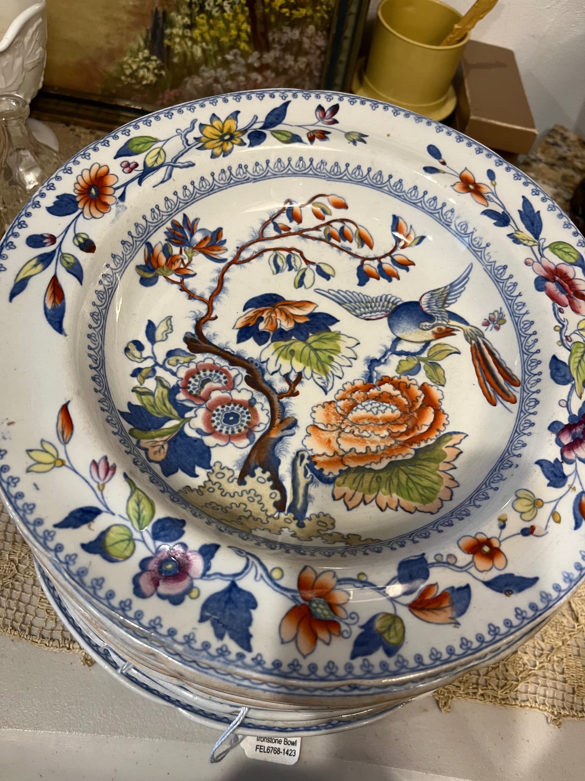 Antique Mason Ashworth Ironstone Plates [1239] - Regular