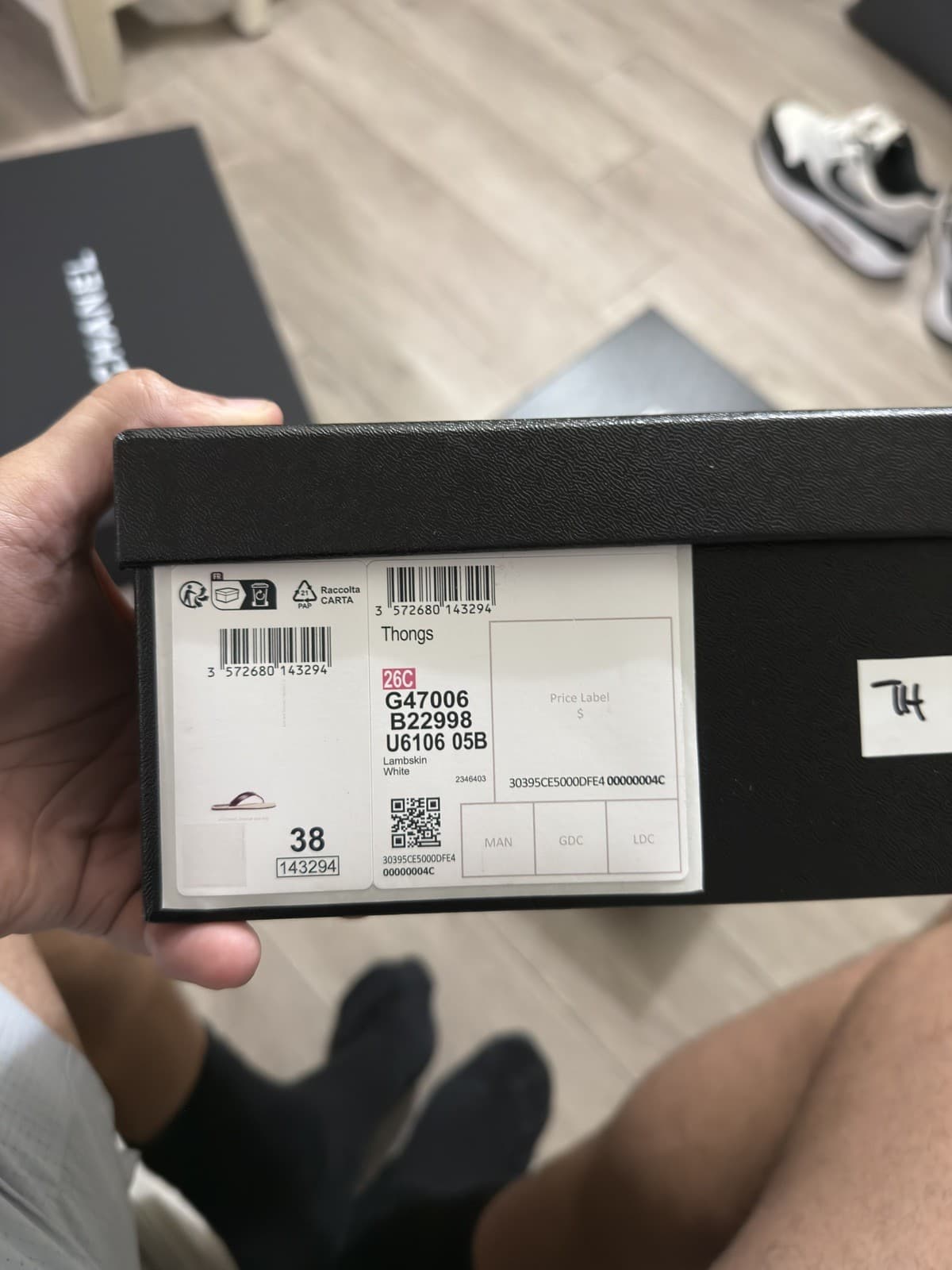 EMPTY Authentic Chanel Sandal Shoe Boxs with with LARGE Box included - Thumbnail 3